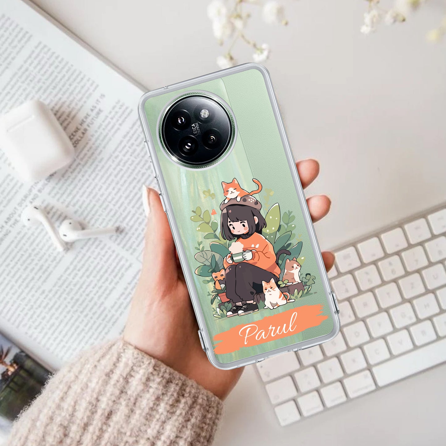 Cat Lover Customize Transparent Silicon Case For Redmi/Xiaomi - ShopOnCliQ