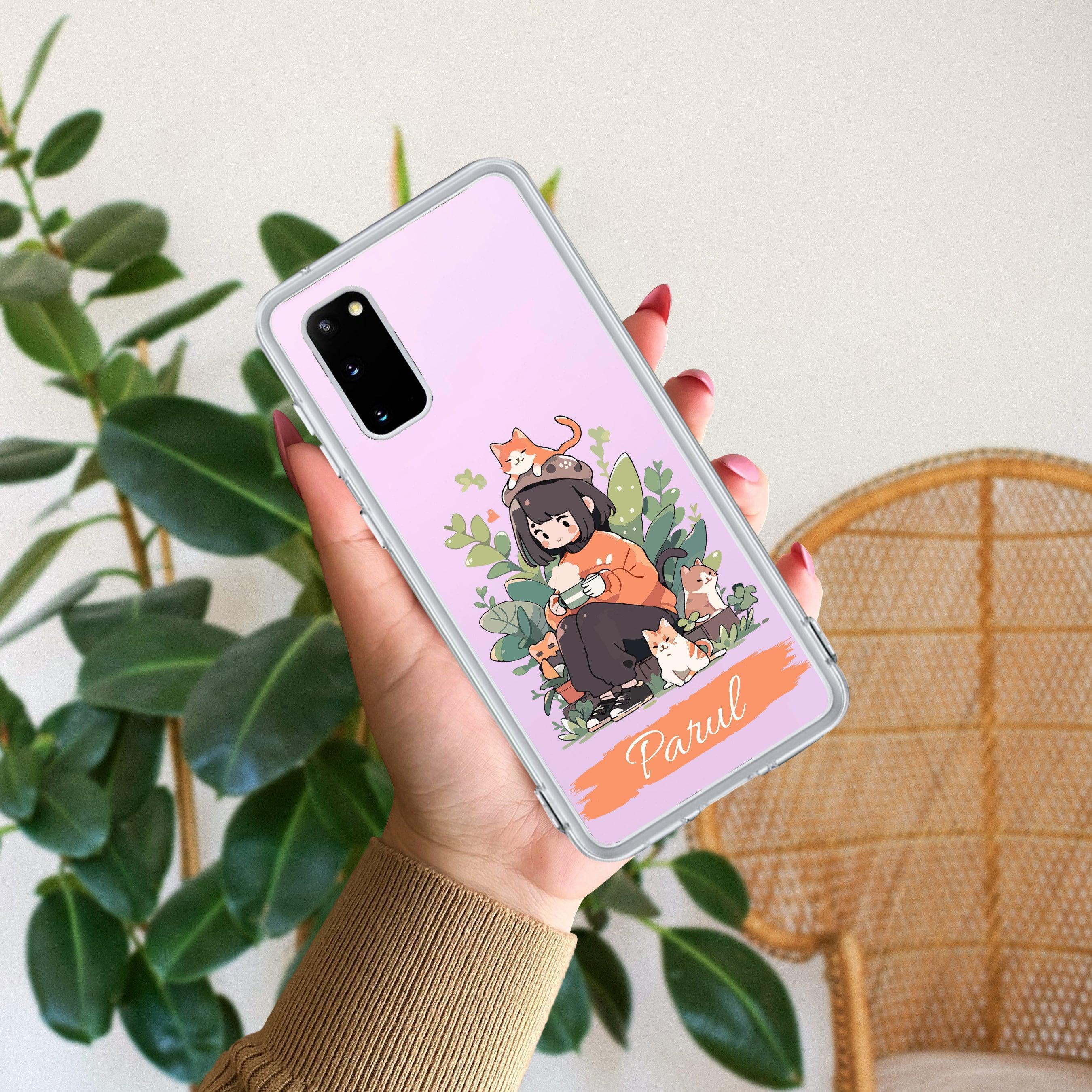 Cat Lover Customize Transparent Silicon Case For Samsung Galaxy S20 FE