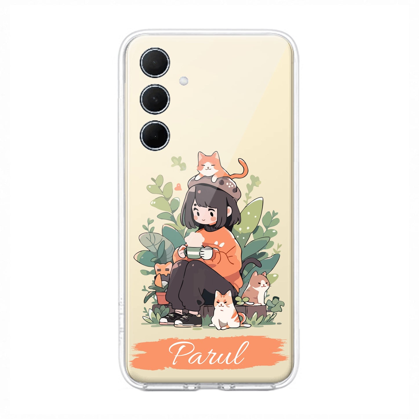 Cat Lover Customize Transparent Silicon Case For Samsung ShopOnCliQ