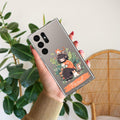 Cat Lover Customize Transparent Silicon Case For Samsung Galaxy S25 Ultra 5G