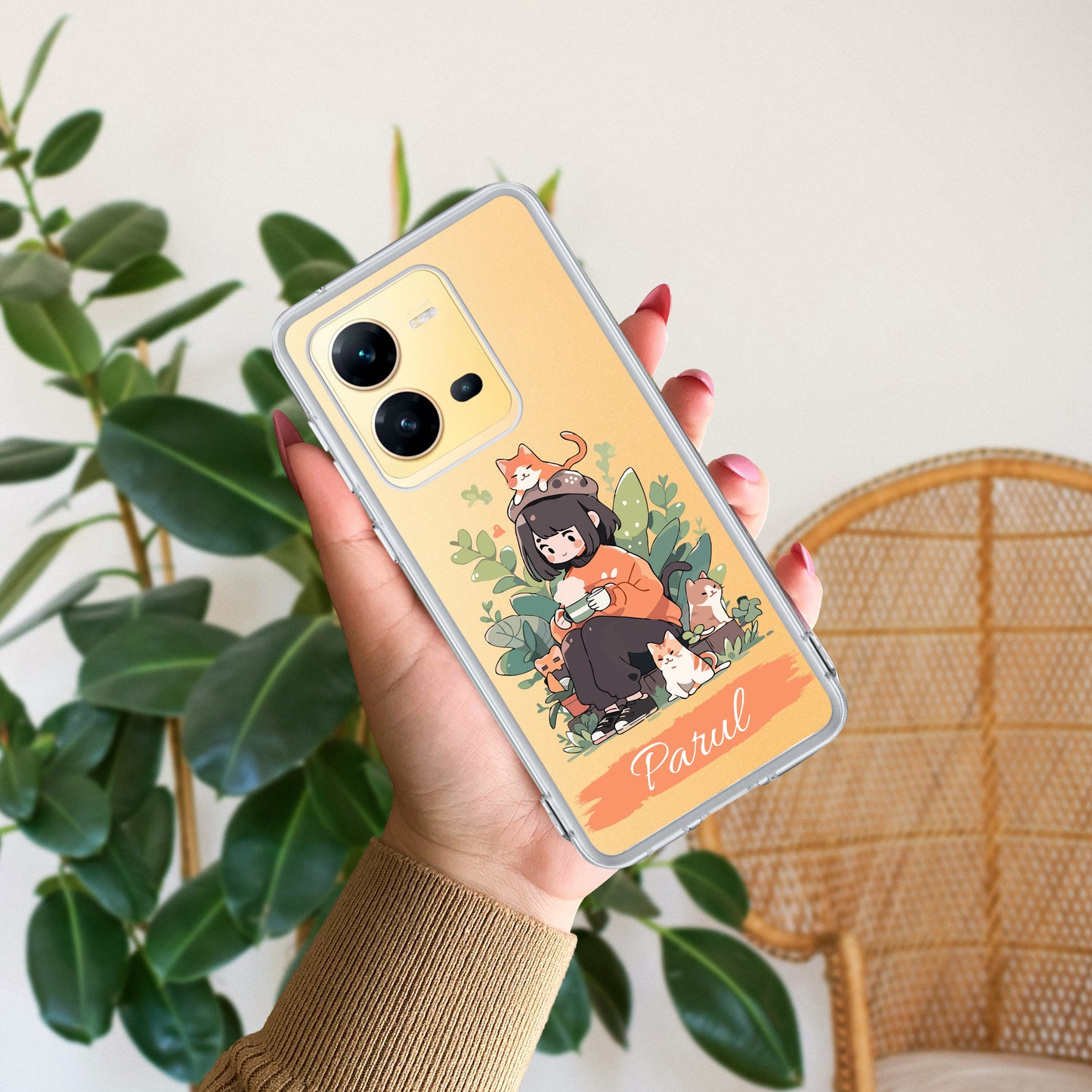 Cat Lover Customize Transparent Silicon Case For Vivo ShopOnCliQ