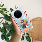 Cat Lover Customize Transparent Silicon Case For Vivo Y16