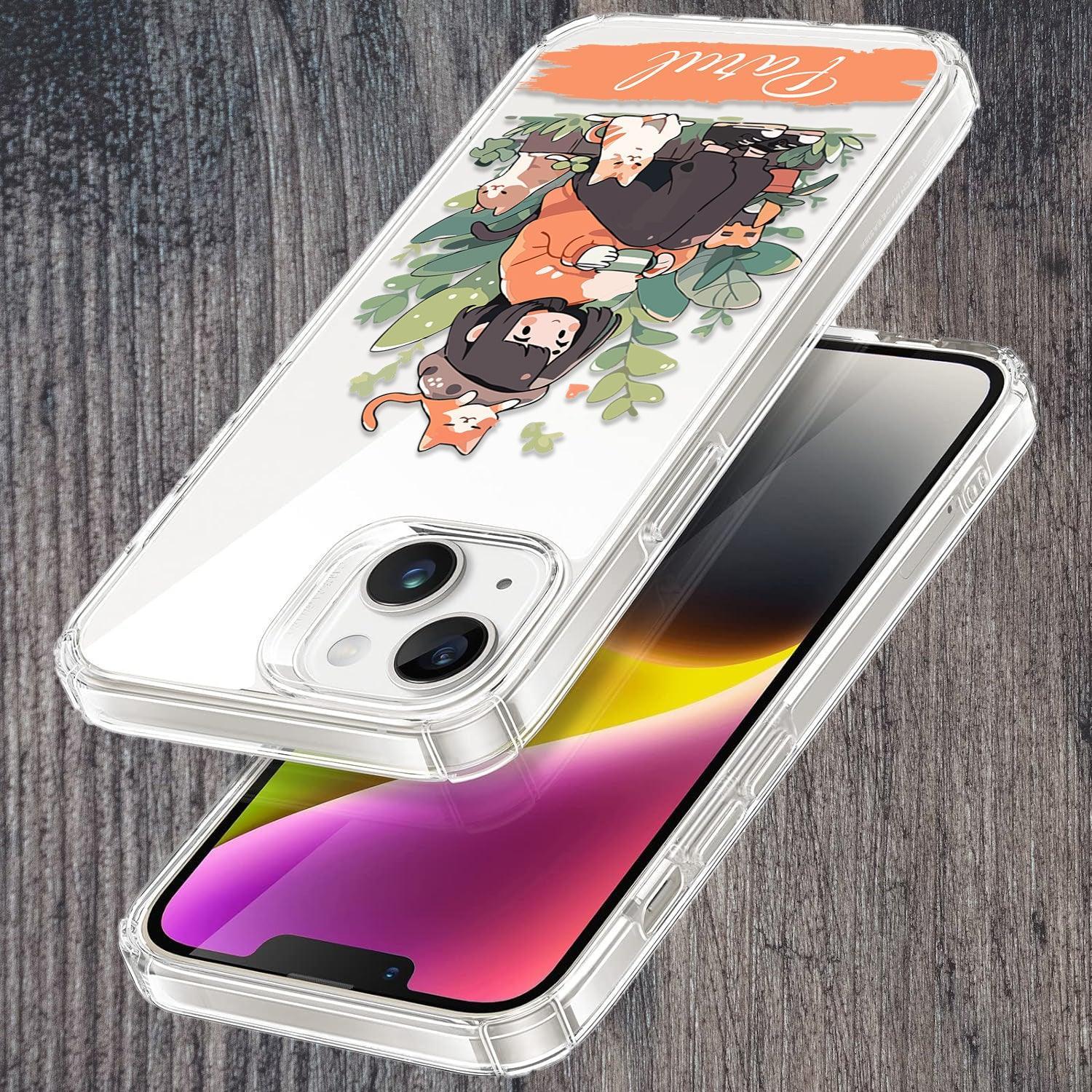 Cat Lover Customize Transparent Silicon Case For iPhone 14 Pro