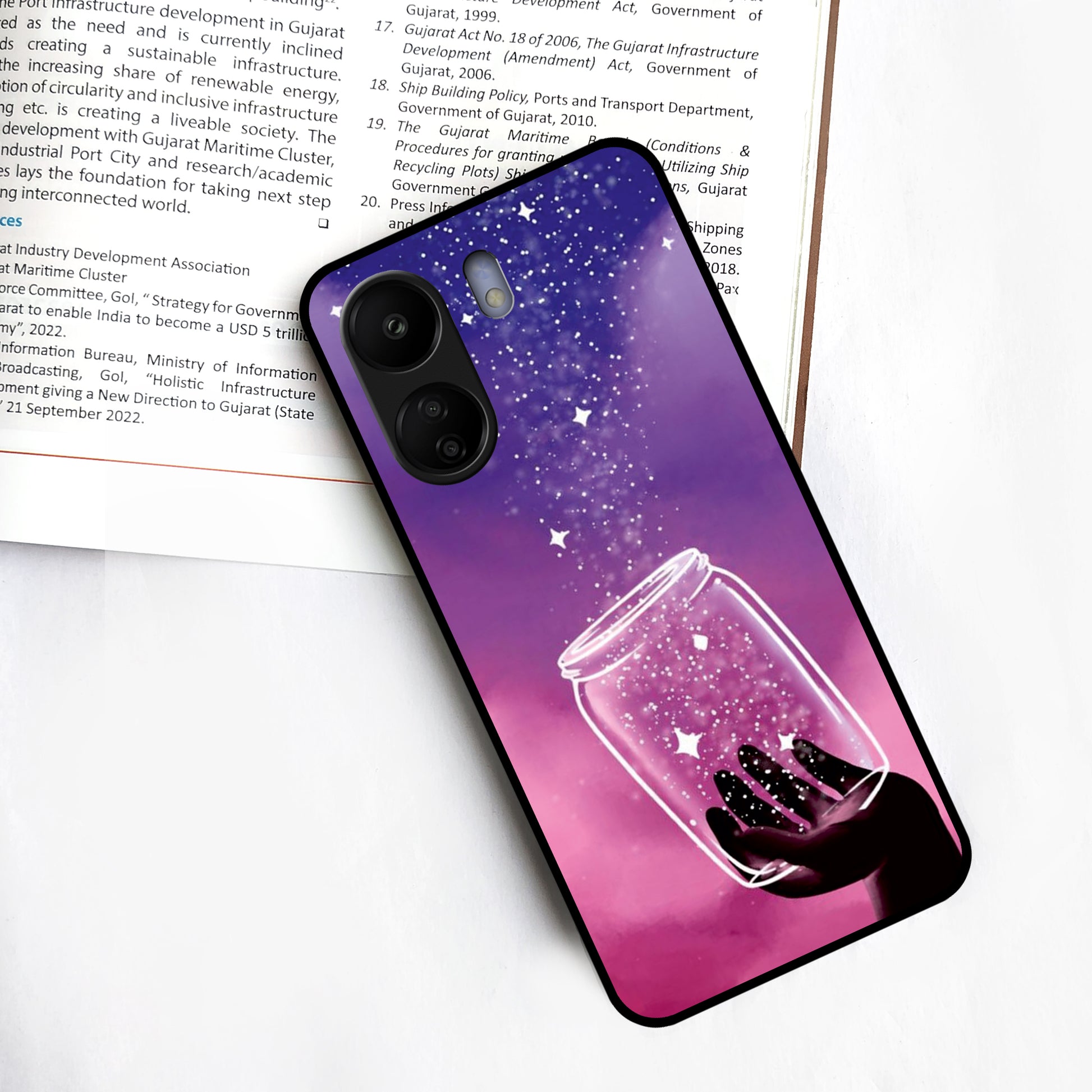 Celestial Design Glossy Metal Case Cover For Redmi ShopOnCliQ