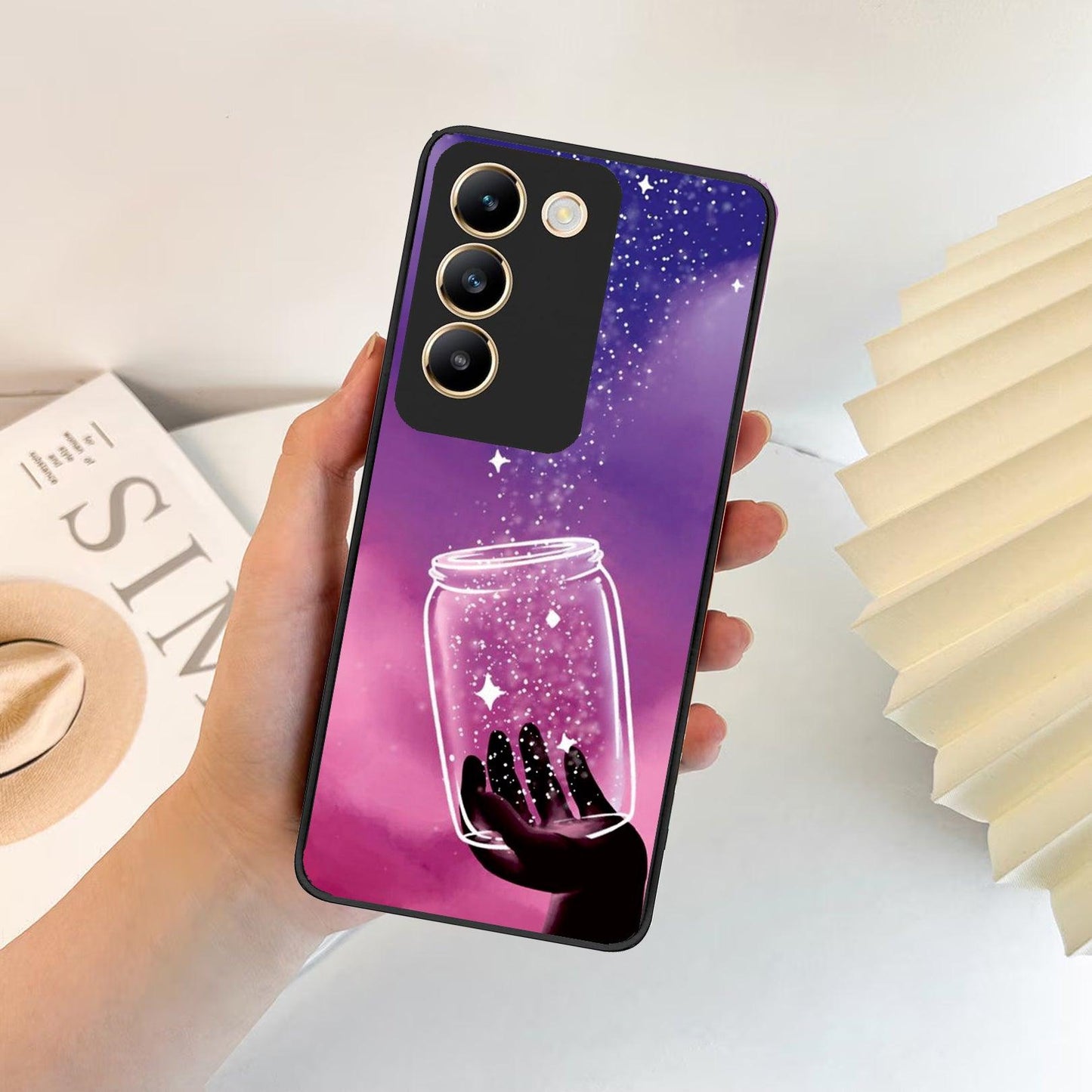 Celestial Design Glossy Metal Case Cover V2 For Vivo - ShopOnCliQ