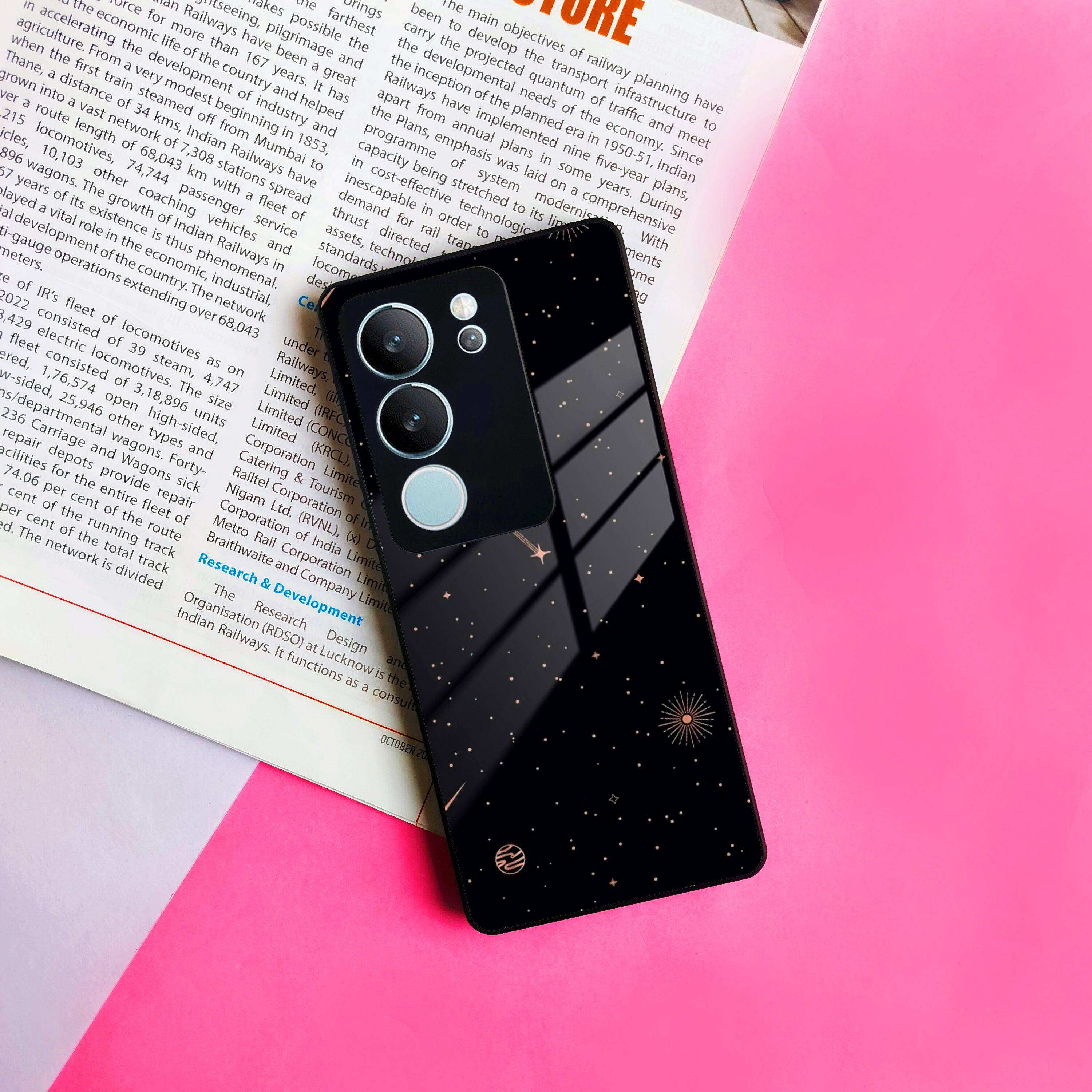 Celestial Design Glossy Metal Case Cover For Vivo - ShopOnCliQ