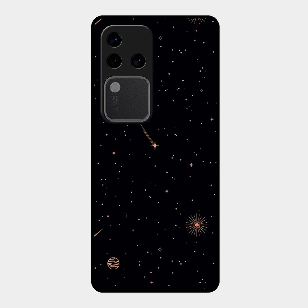 Celestial Design Glossy Metal Case Cover For Vivo - ShopOnCliQ