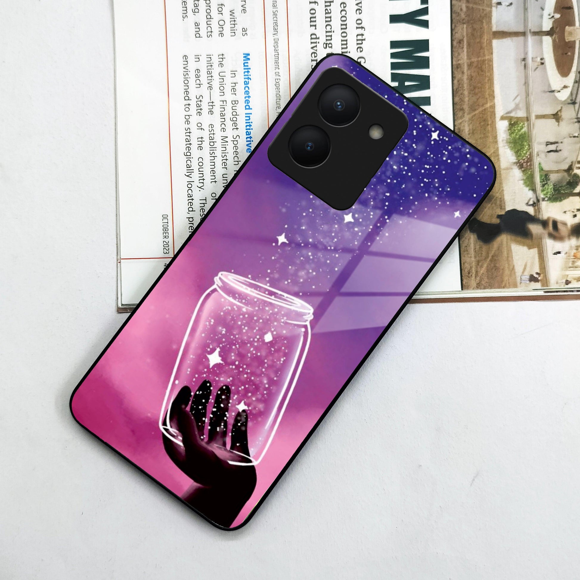 Celestial Design Glossy Metal Case Cover V2 For Vivo - ShopOnCliQ