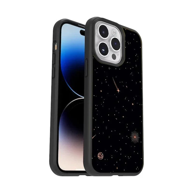 Celestial Design Glossy Metal Case Cover For iPhone - ShopOnCliQ