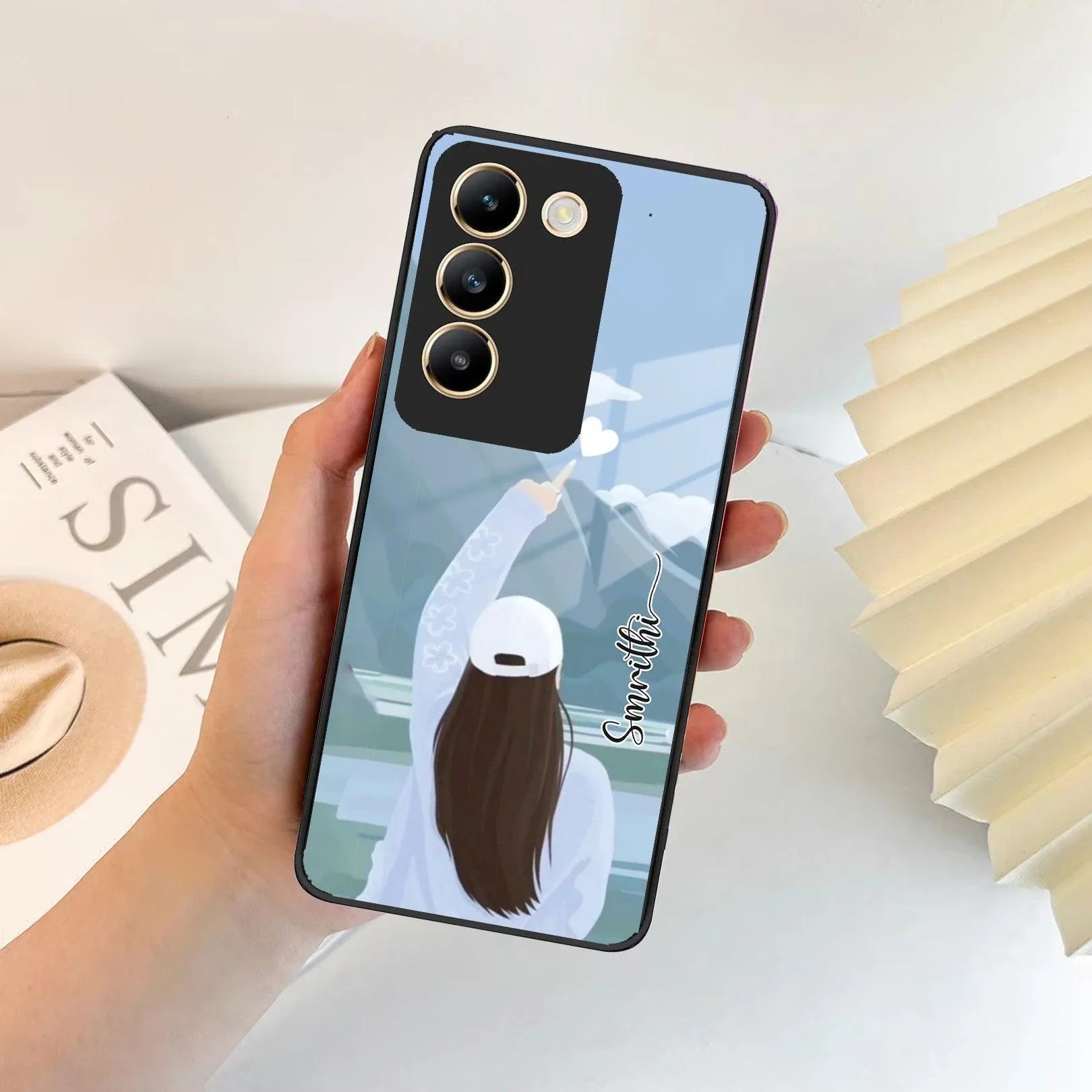 Chasing Dreams Customized Glass Case Cover For Vivo - ShopOnCliQ