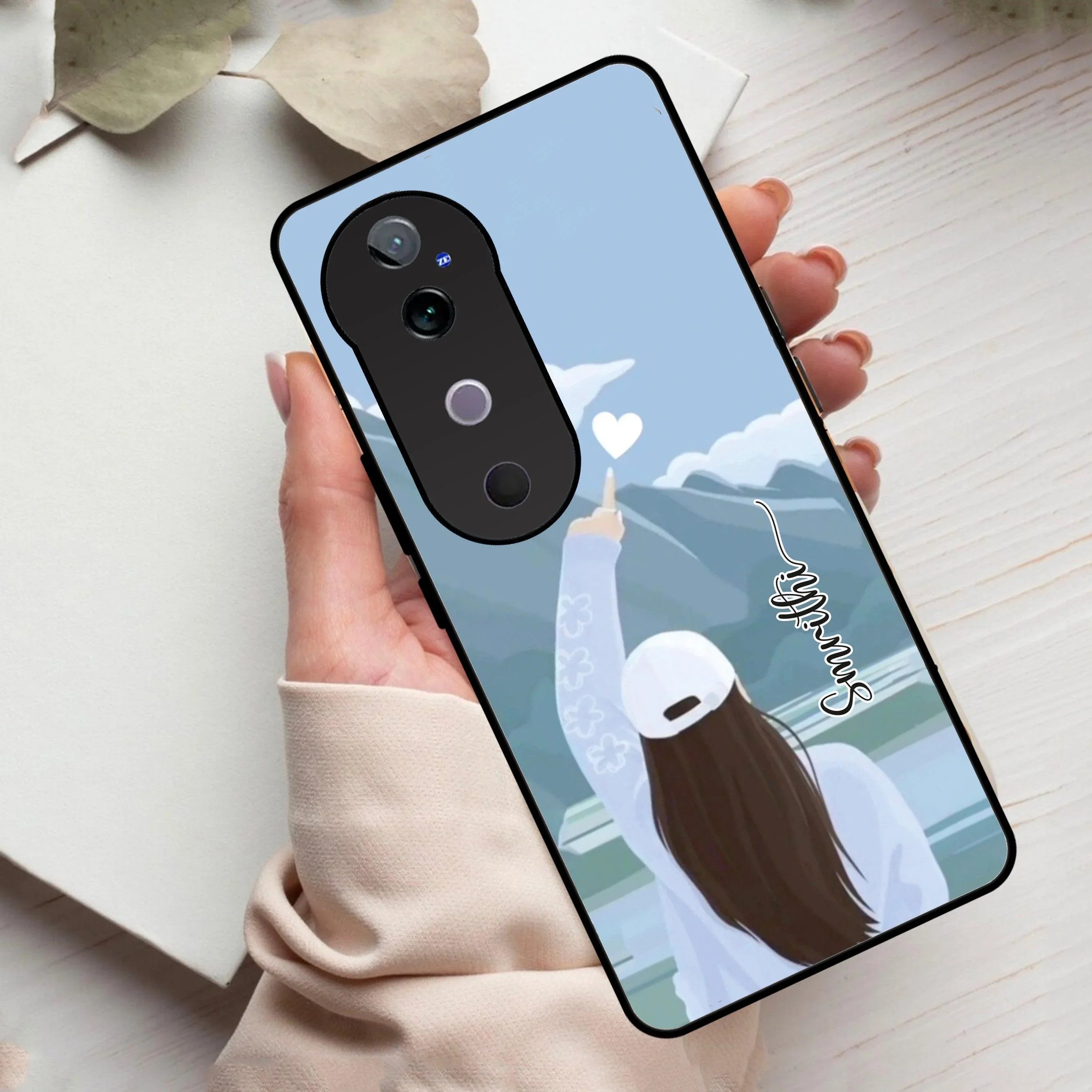 Chasing Dreams Customized Glass Case Cover For Vivo - ShopOnCliQ