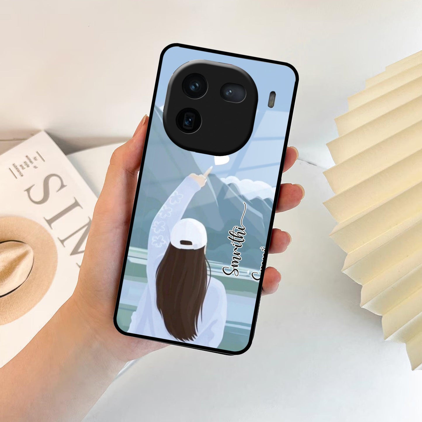 Chasing Dreams Customized Glass Case Cover For iQOO