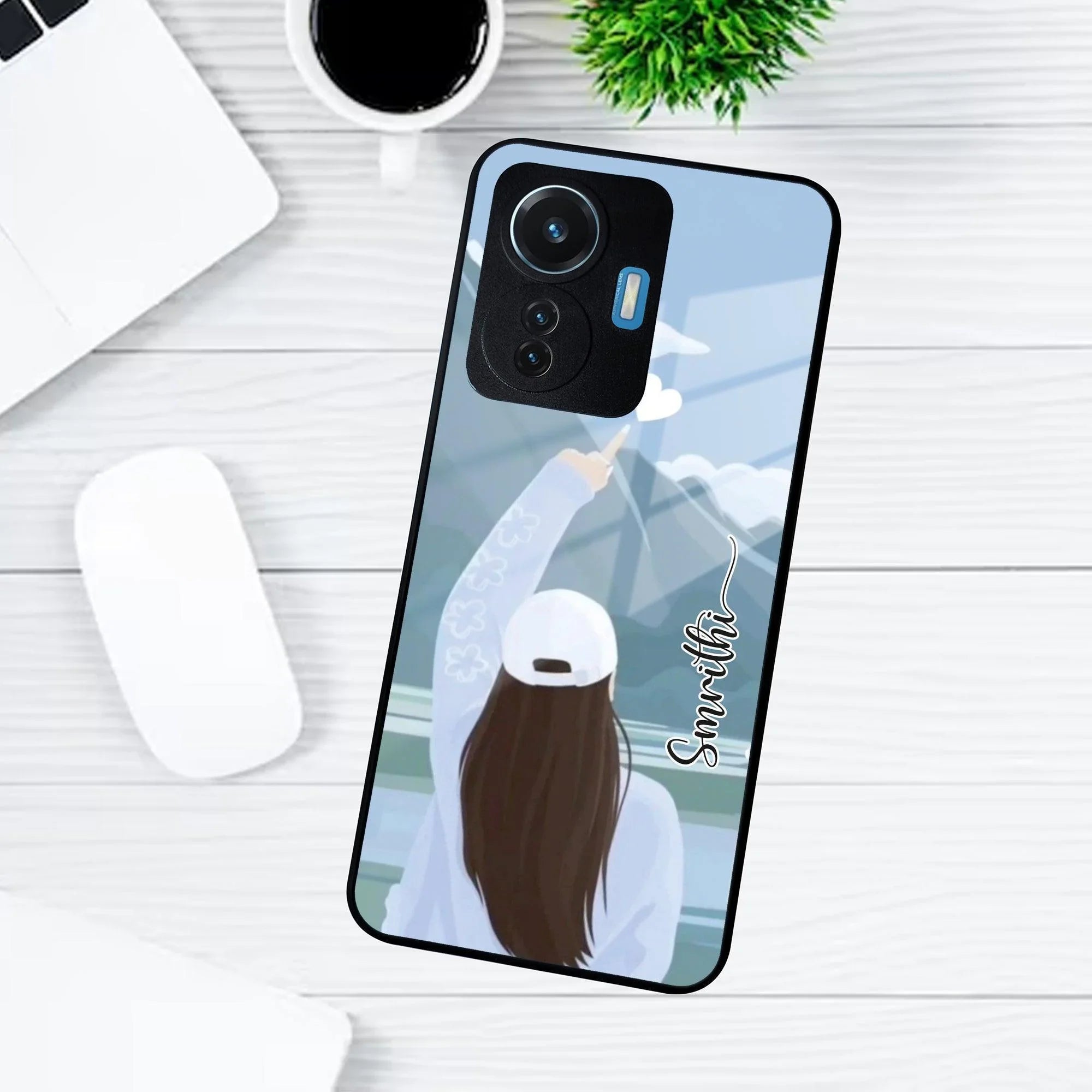 Chasing Dreams Customized Glass Case Cover For Vivo - ShopOnCliQ