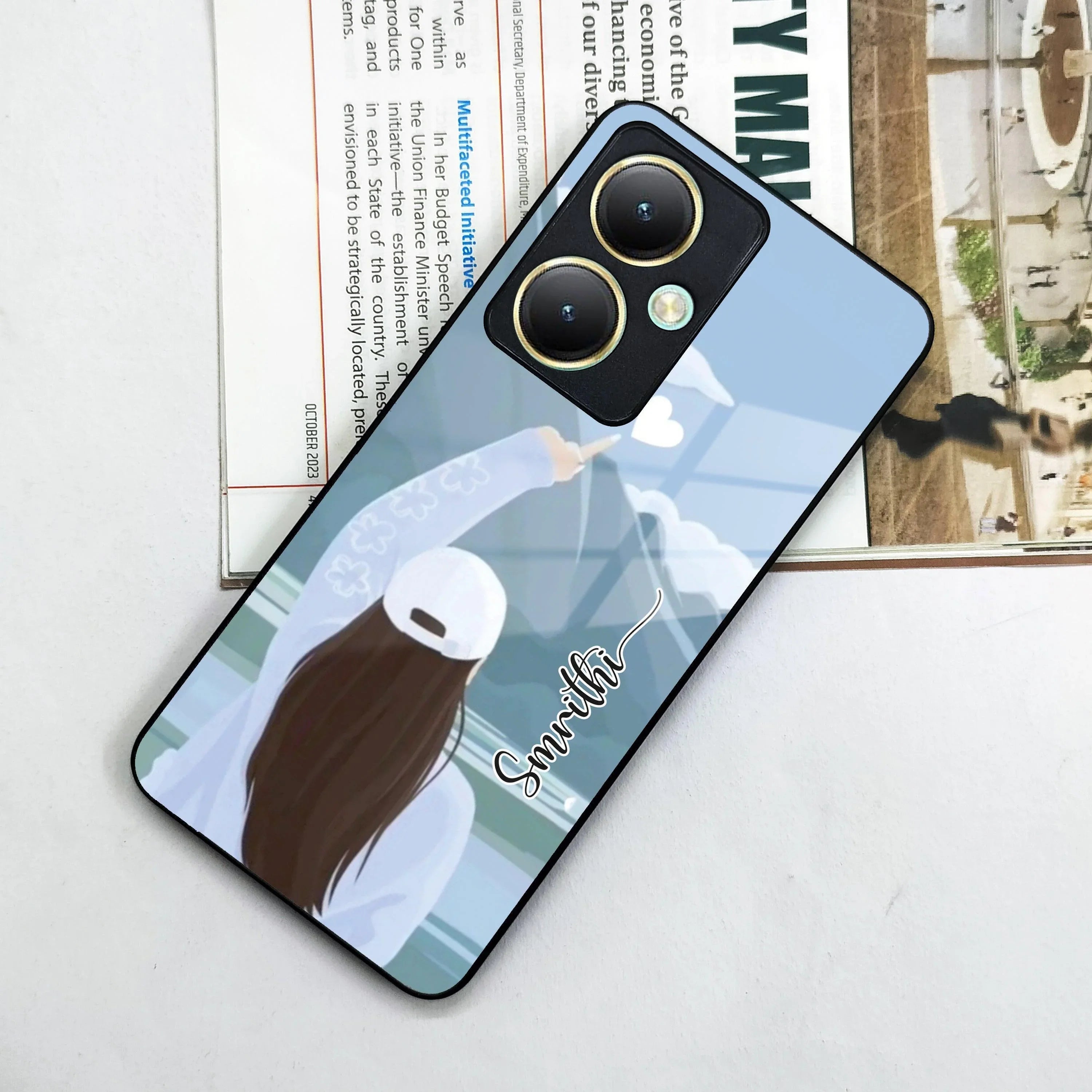 Chasing Dreams Customized Glass Case Cover For Vivo - ShopOnCliQ