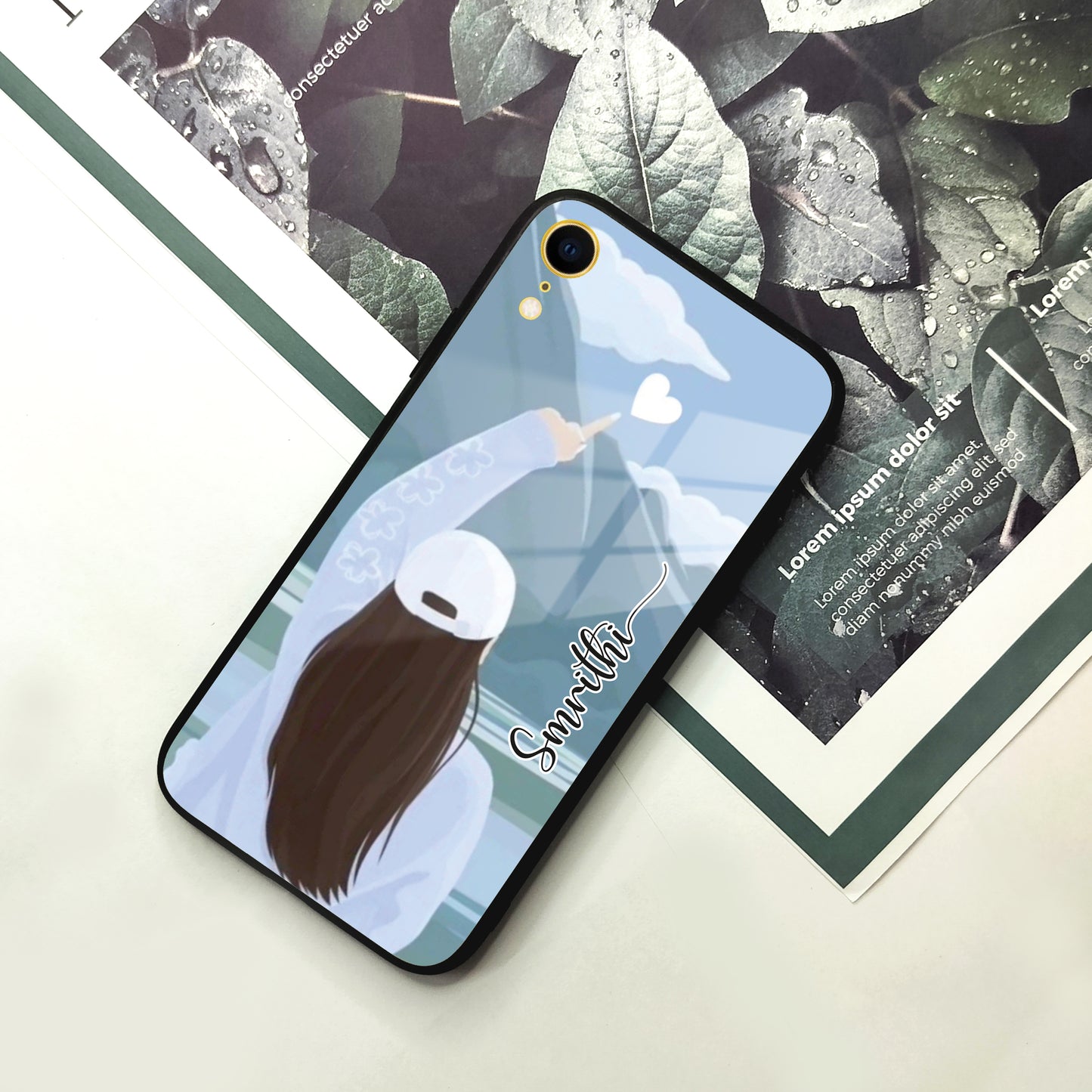 Chasing Dreams Customized Glass Case Cover For iPhone - ShopOnCliQ