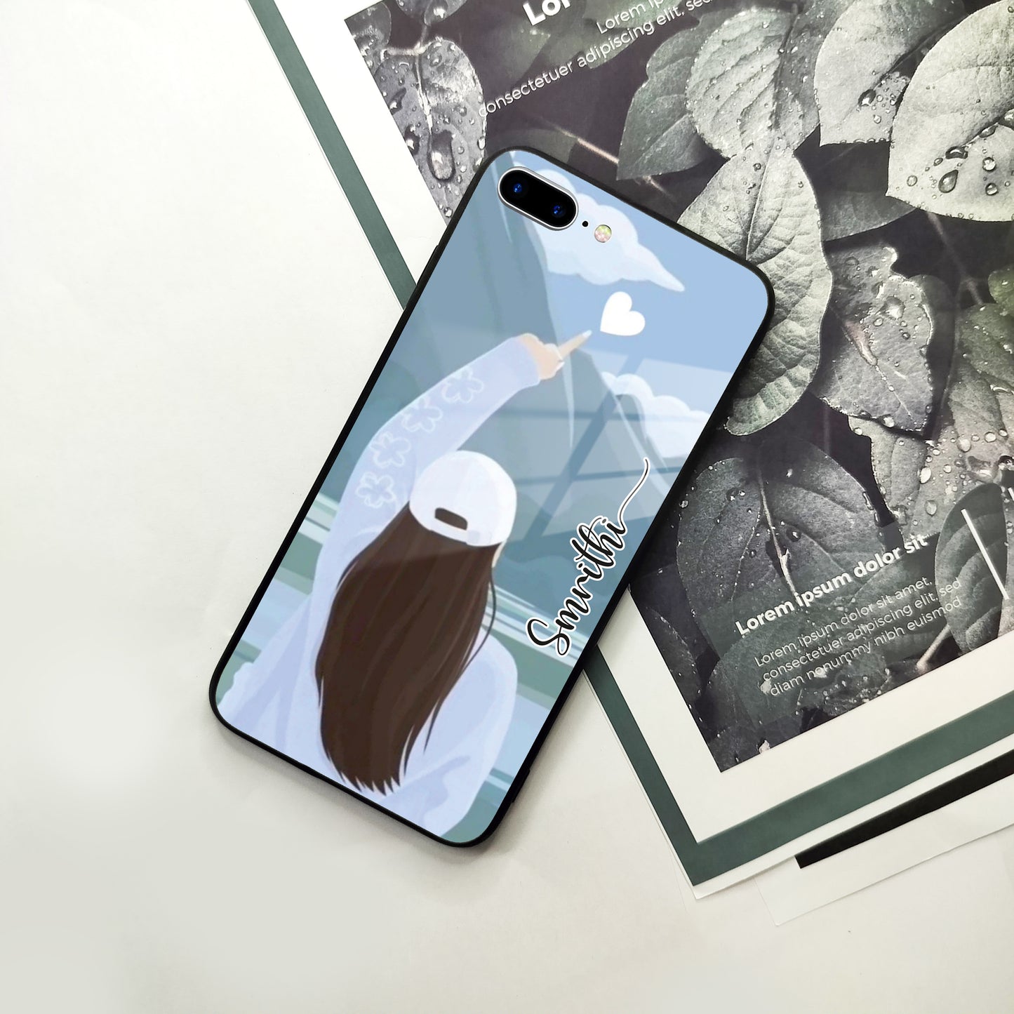 Chasing Dreams Customized Glass Case Cover For iPhone - ShopOnCliQ