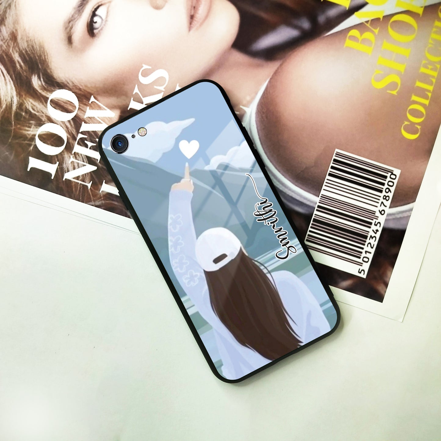 Chasing Dreams Customized Glass Case Cover For iPhone - ShopOnCliQ