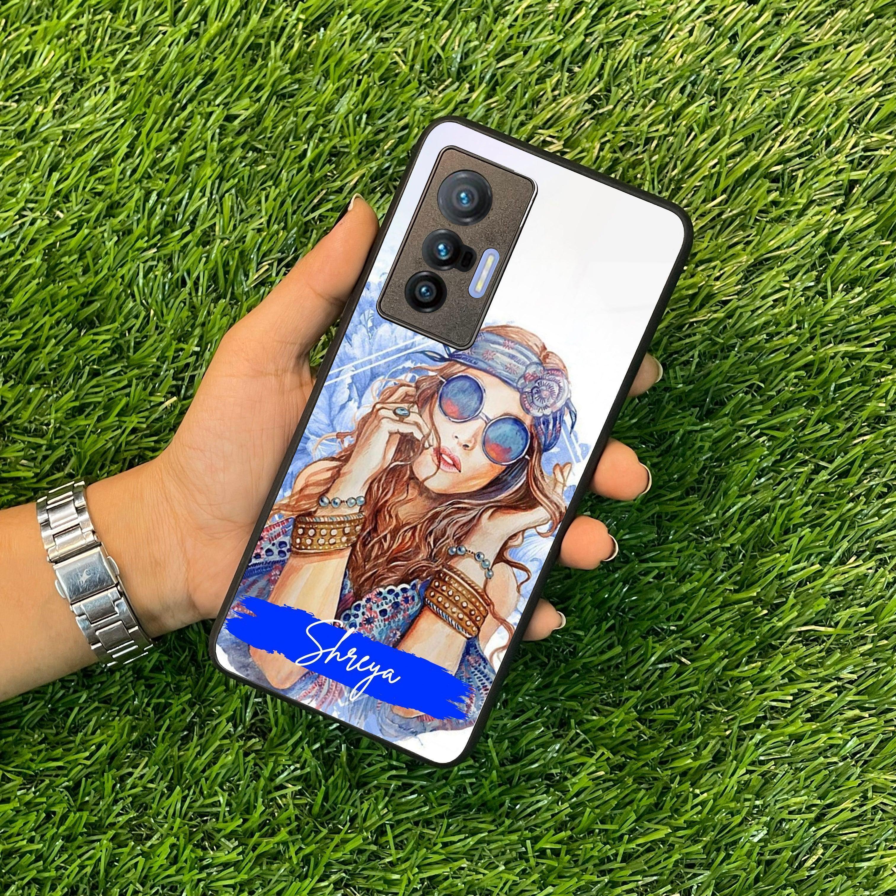 Bindass Babe Customize Glass Case Cover For Vivo - ShopOnCliQ