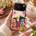 Krishna Eternal Lotus Glass Case