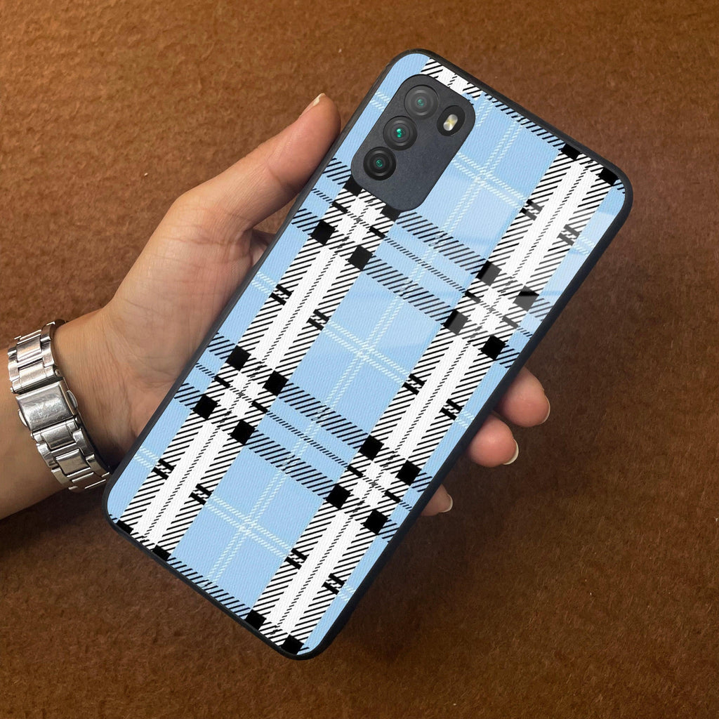 Check Glass Phone Case And Cover For Poco - ShopOnCliQ