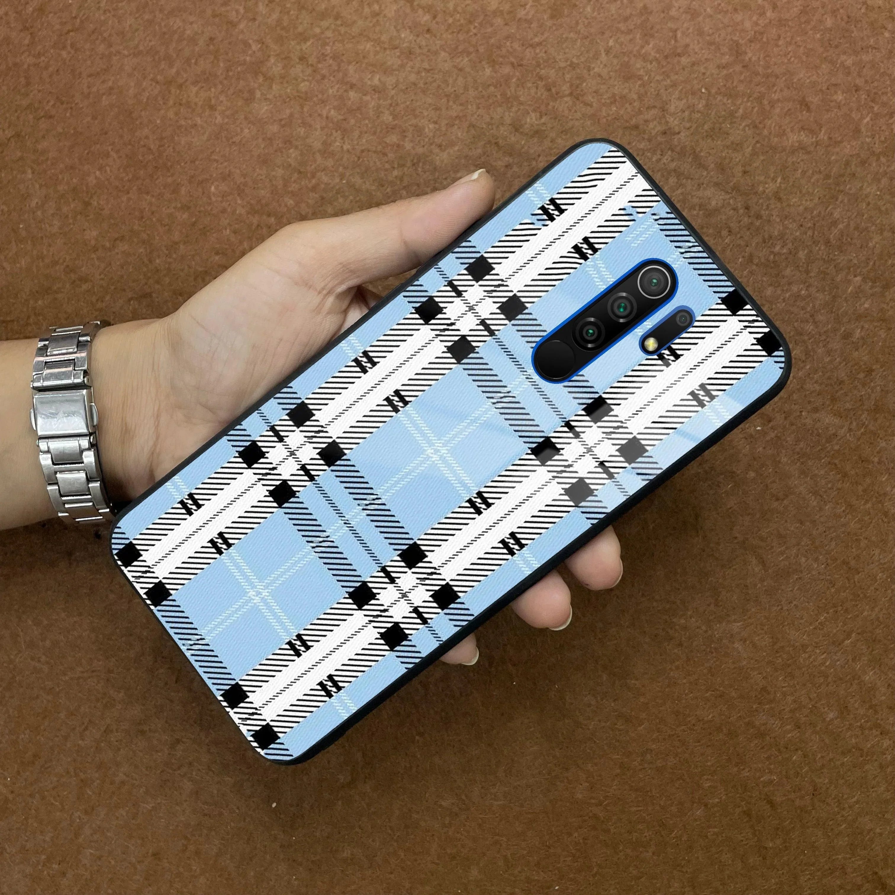 Check Glass Phone Case And Cover For Poco - ShopOnCliQ