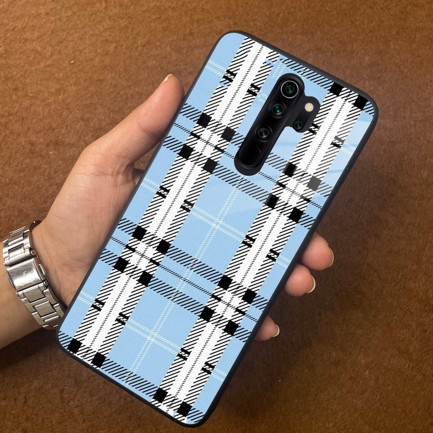 Check Glass Phone Case And Cover For Redmi/Xiaomi ShopOnCliQ