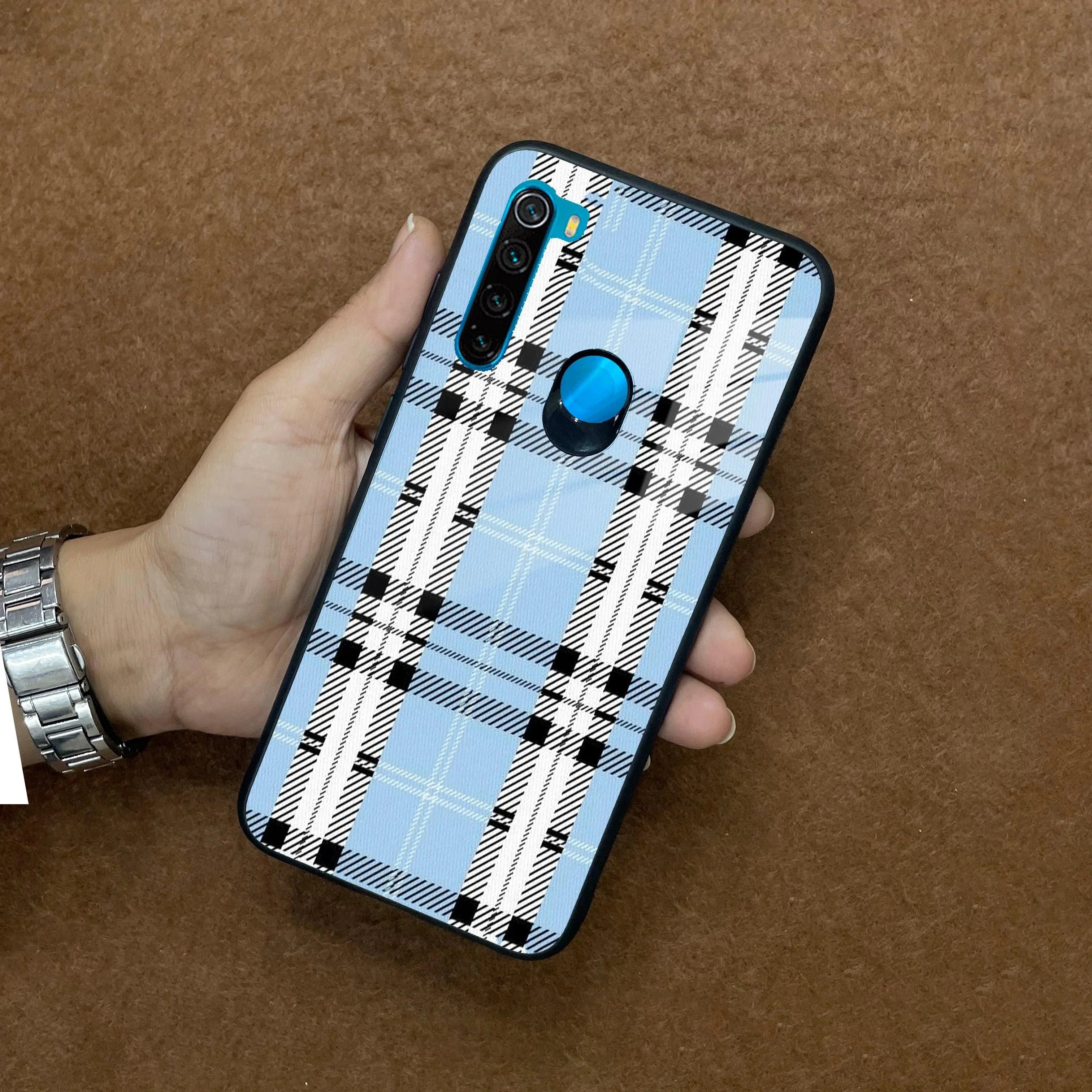 Check Glass Phone Case And Cover For Redmi/Xiaomi - ShopOnCliQ