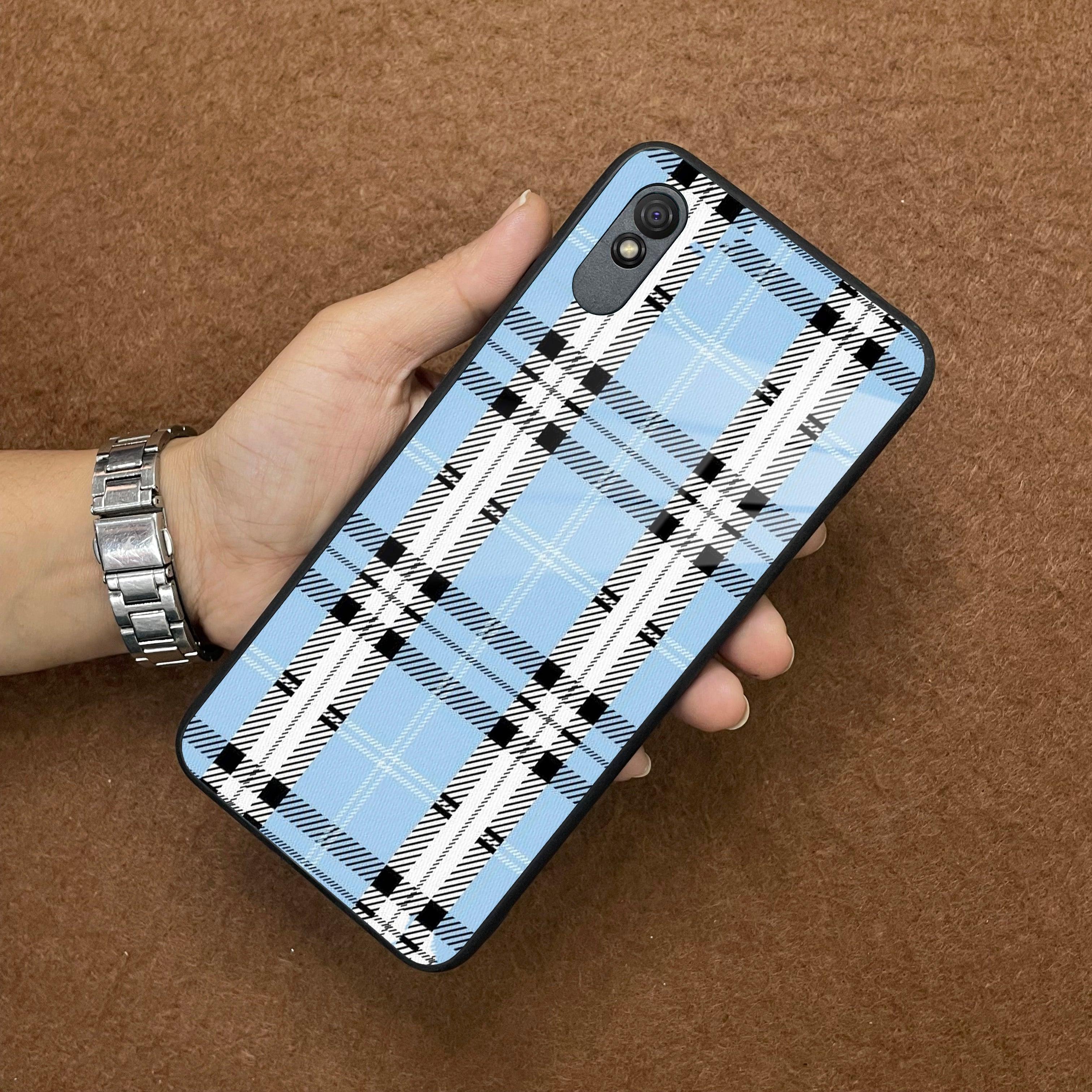 Check Glass Phone Case And Cover For Redmi/Xiaomi - ShopOnCliQ