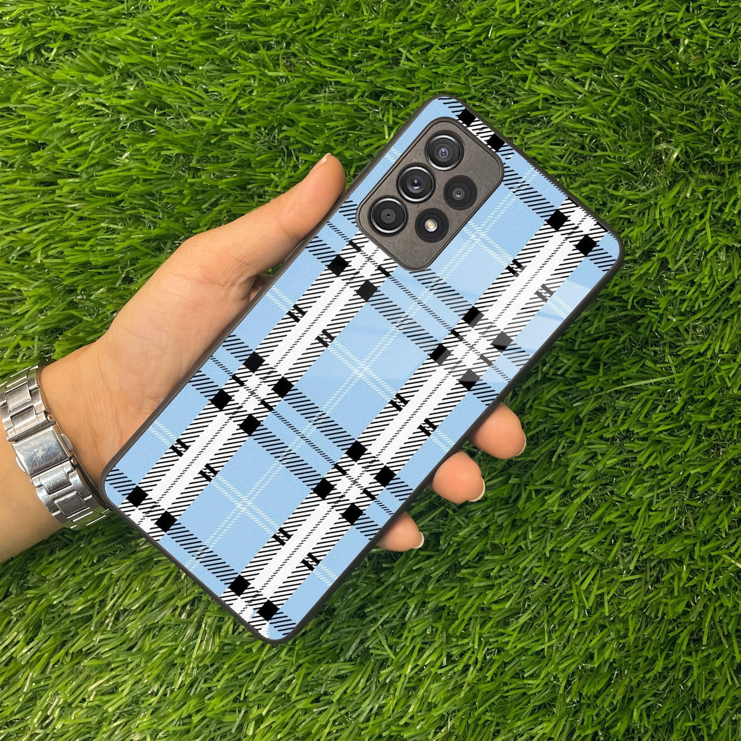 Check Glass Phone Case And Cover For Samsung - ShopOnCliQ