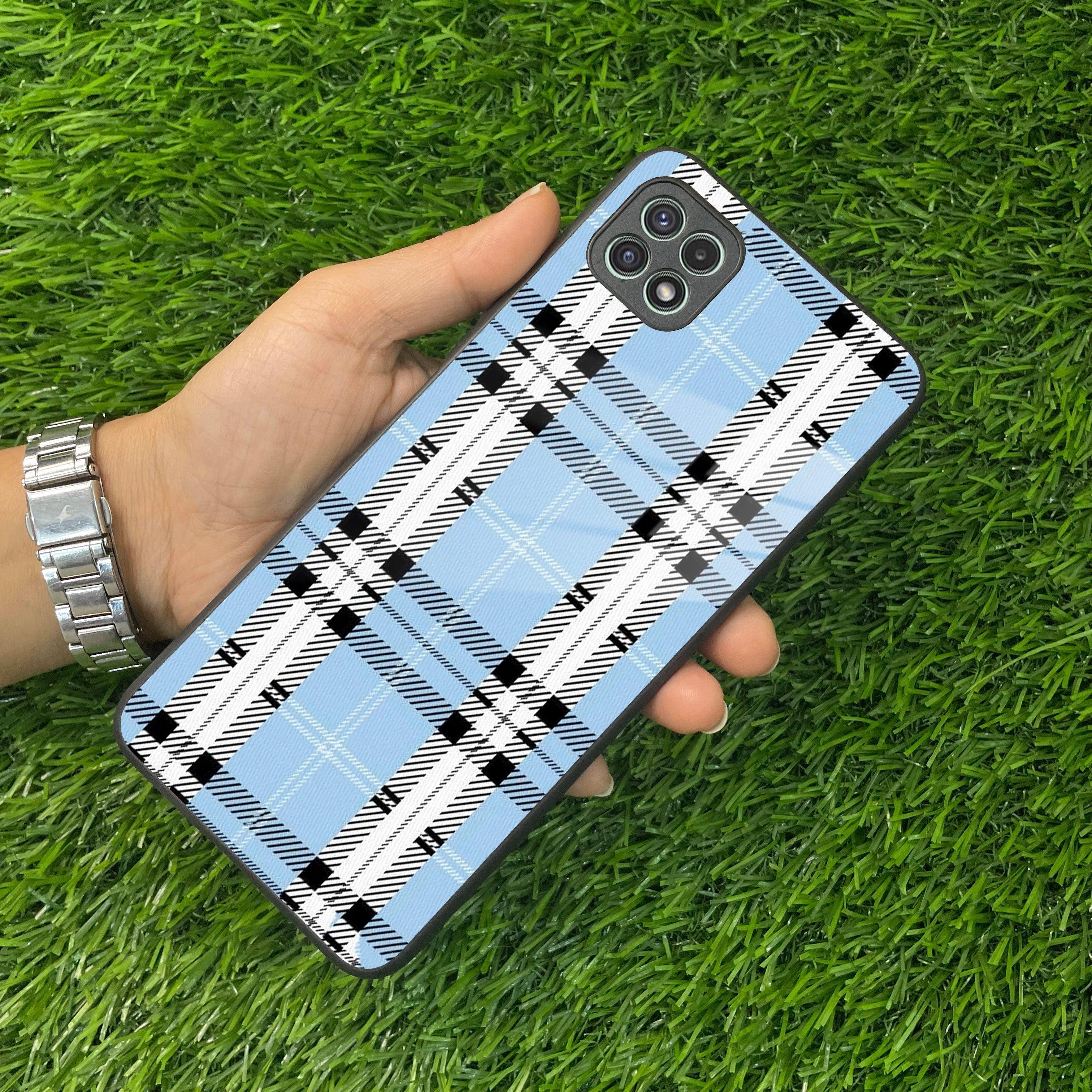 Check Glass Phone Case And Cover For Samsung - ShopOnCliQ