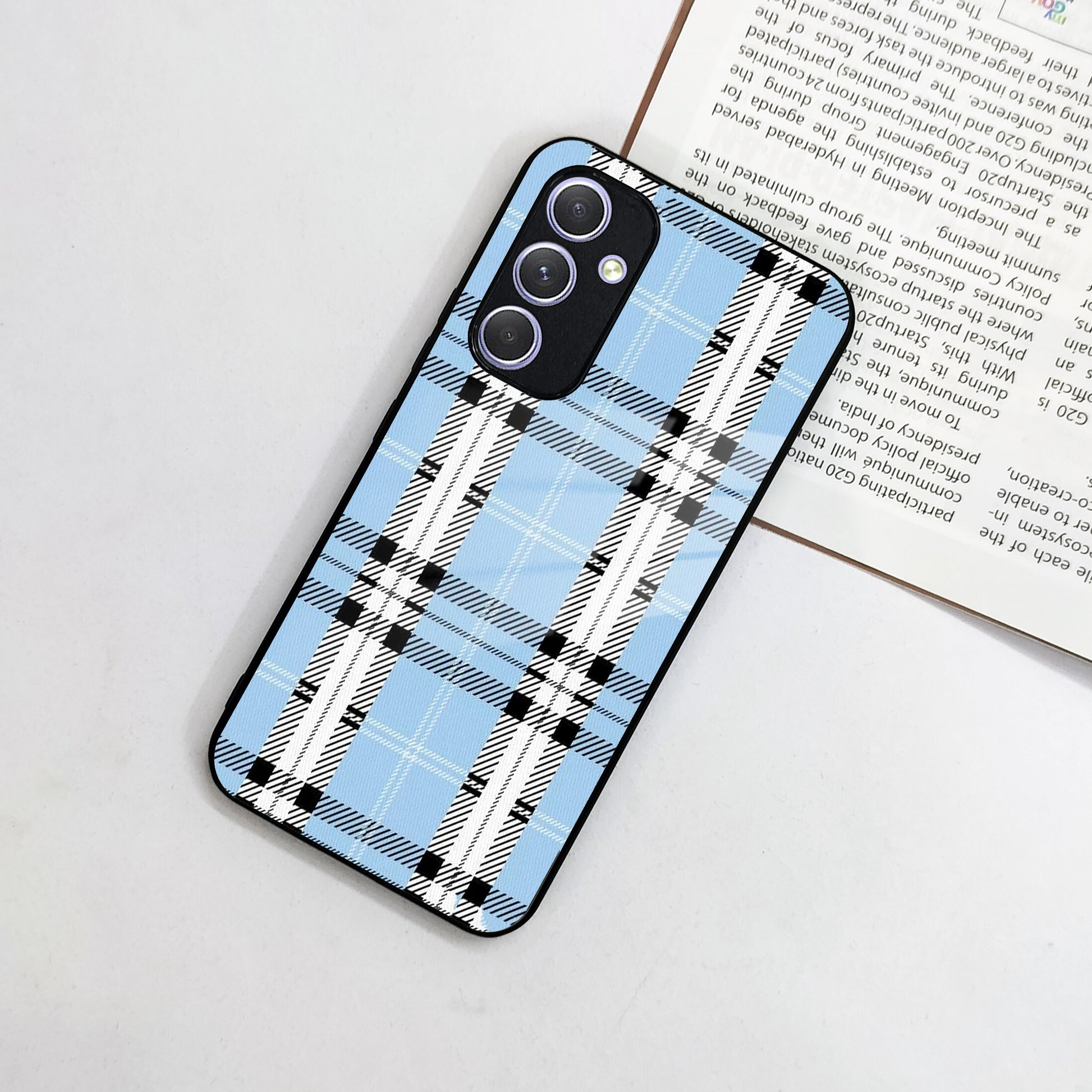 Check Glass Phone Case And Cover For Samsung ShopOnCliQ