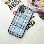 Check Glass Phone Case Cover For iPhone - ShopOnCliQ