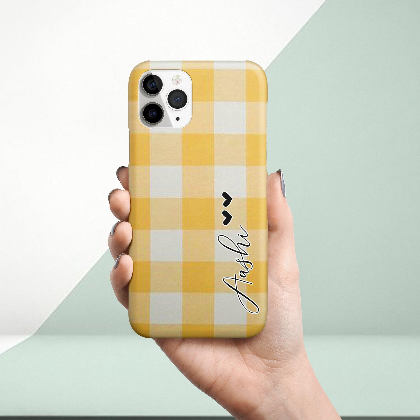 Check Print Hard Slim Matte Phone Case Cover ShopOnCliQ