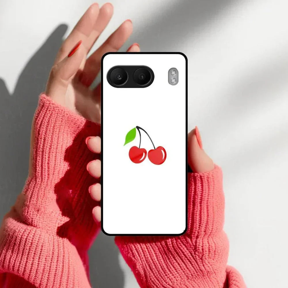 Cherry Glass Case Cover For OnePlus - ShopOnCliQ