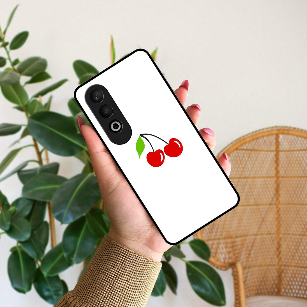 Cherry Glass Case Cover For OnePlus - ShopOnCliQ