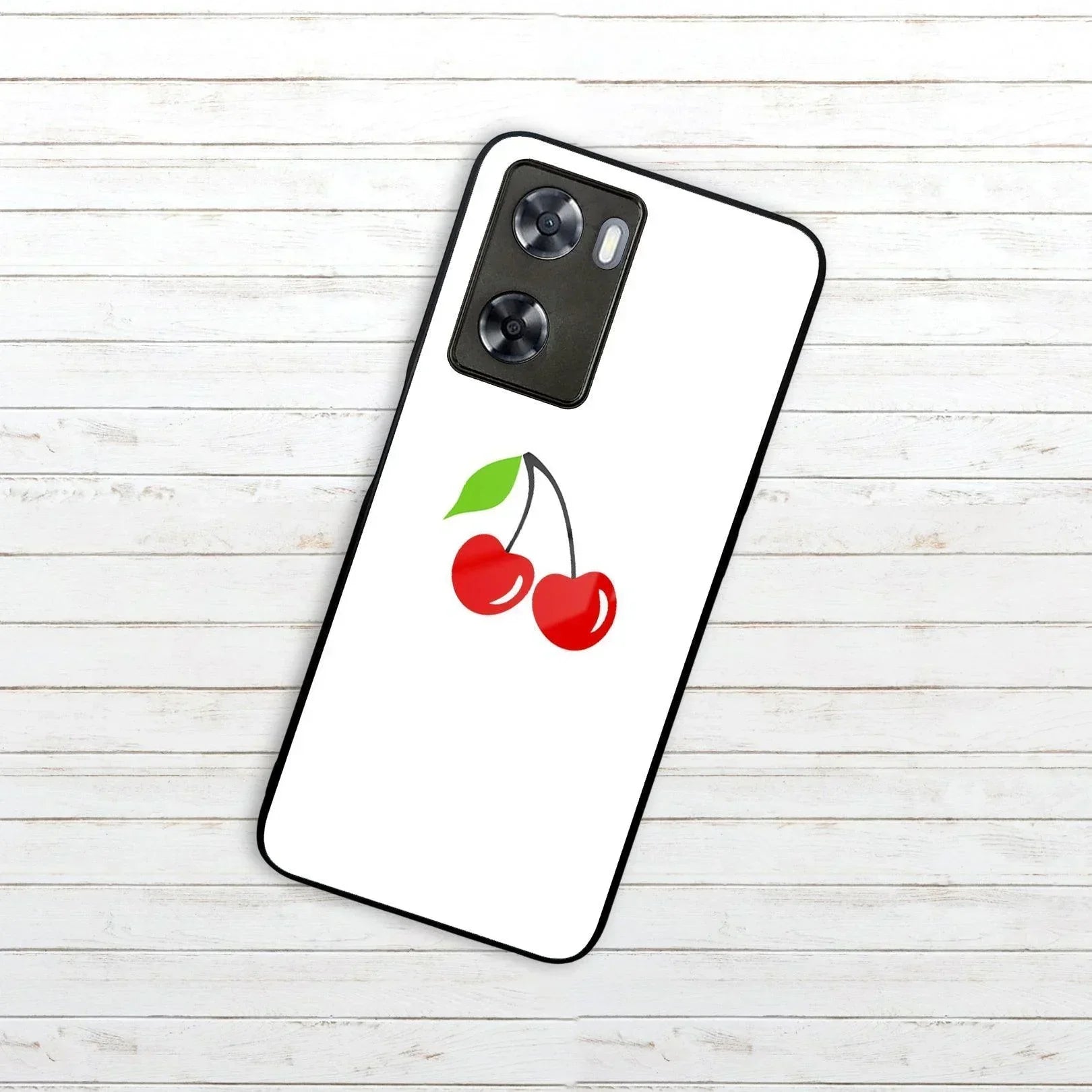 Cherry Glass Case Cover For Oppo - ShopOnCliQ