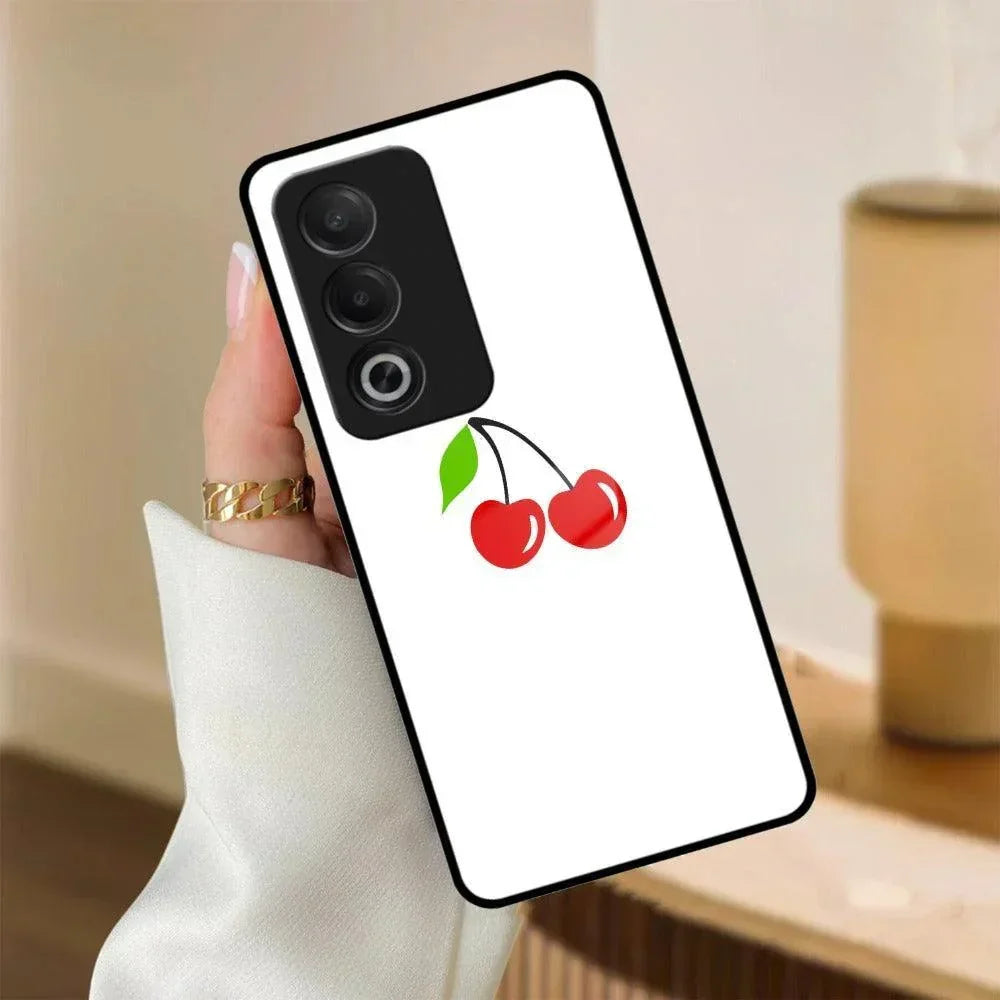 Cherry Glass Case Cover For Oppo - ShopOnCliQ