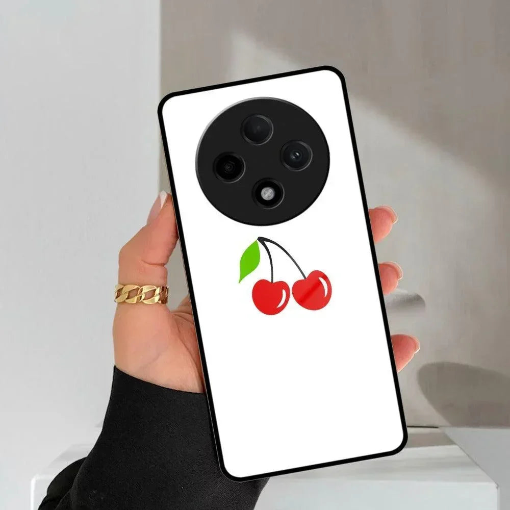 Cherry Glass Case Cover For Oppo - ShopOnCliQ