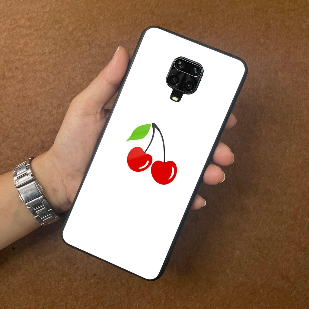 Cherry Glass Case Cover For Poco - ShopOnCliQ