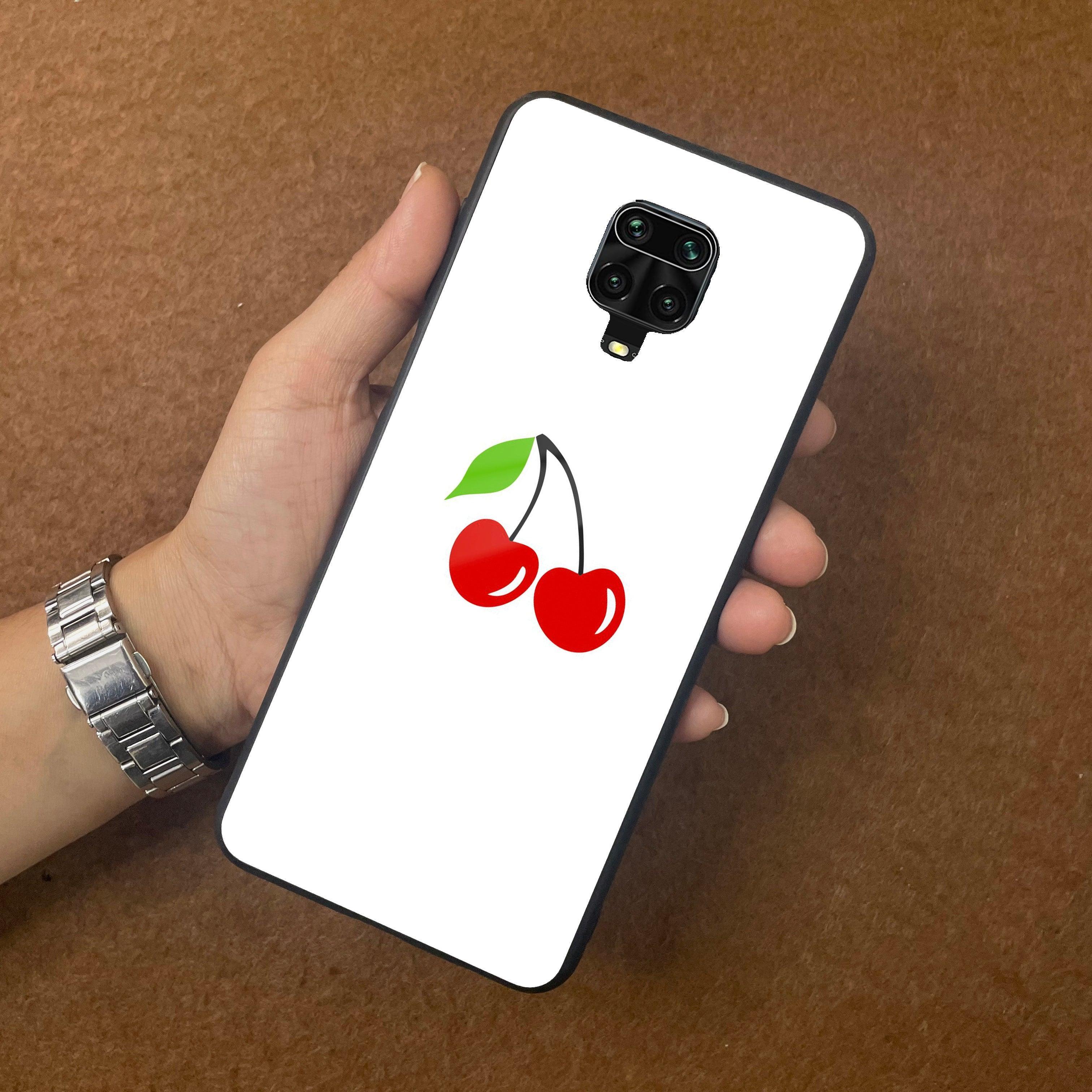 Cherry Glass Case Cover For Poco - ShopOnCliQ