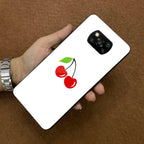 Cherry Glass Case Cover For Poco - ShopOnCliQ