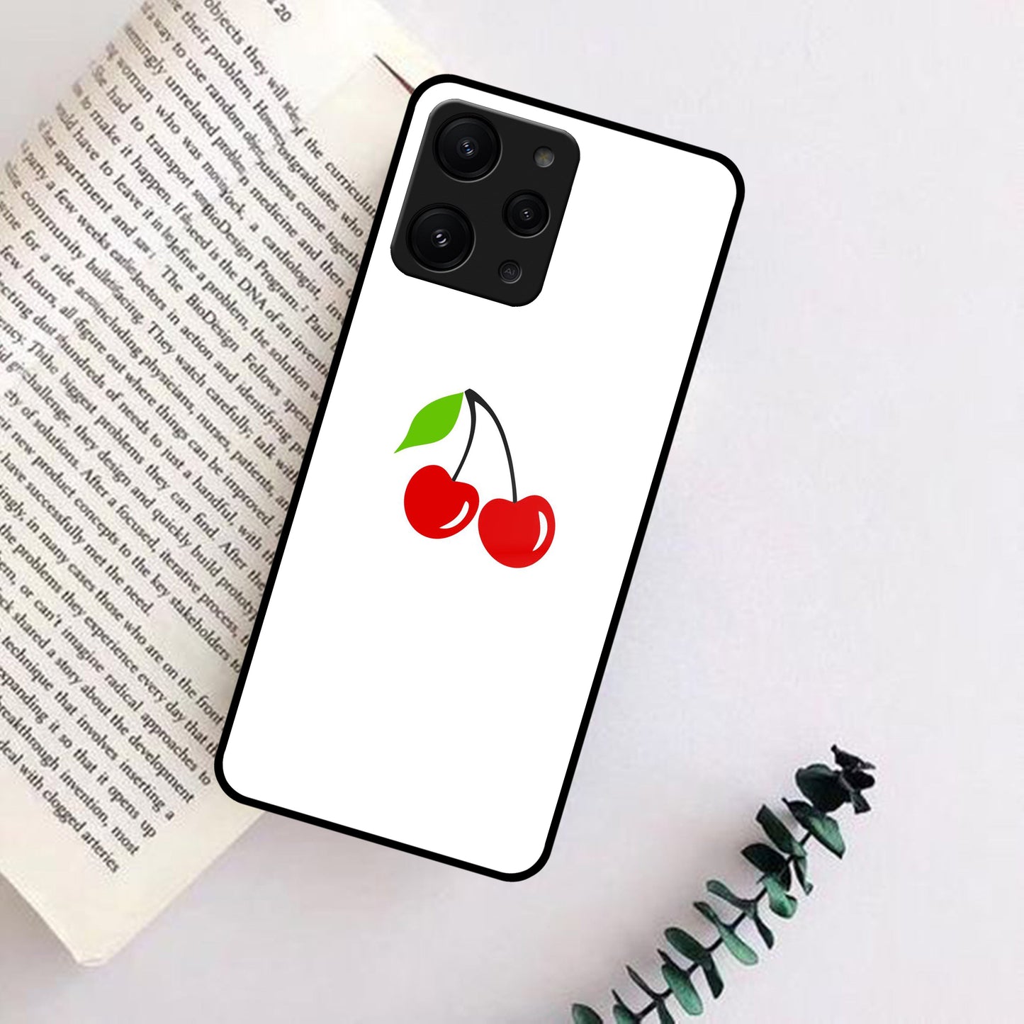 Cherry Glass Case Cover For Redmi/Xiaomi ShopOnCliQ