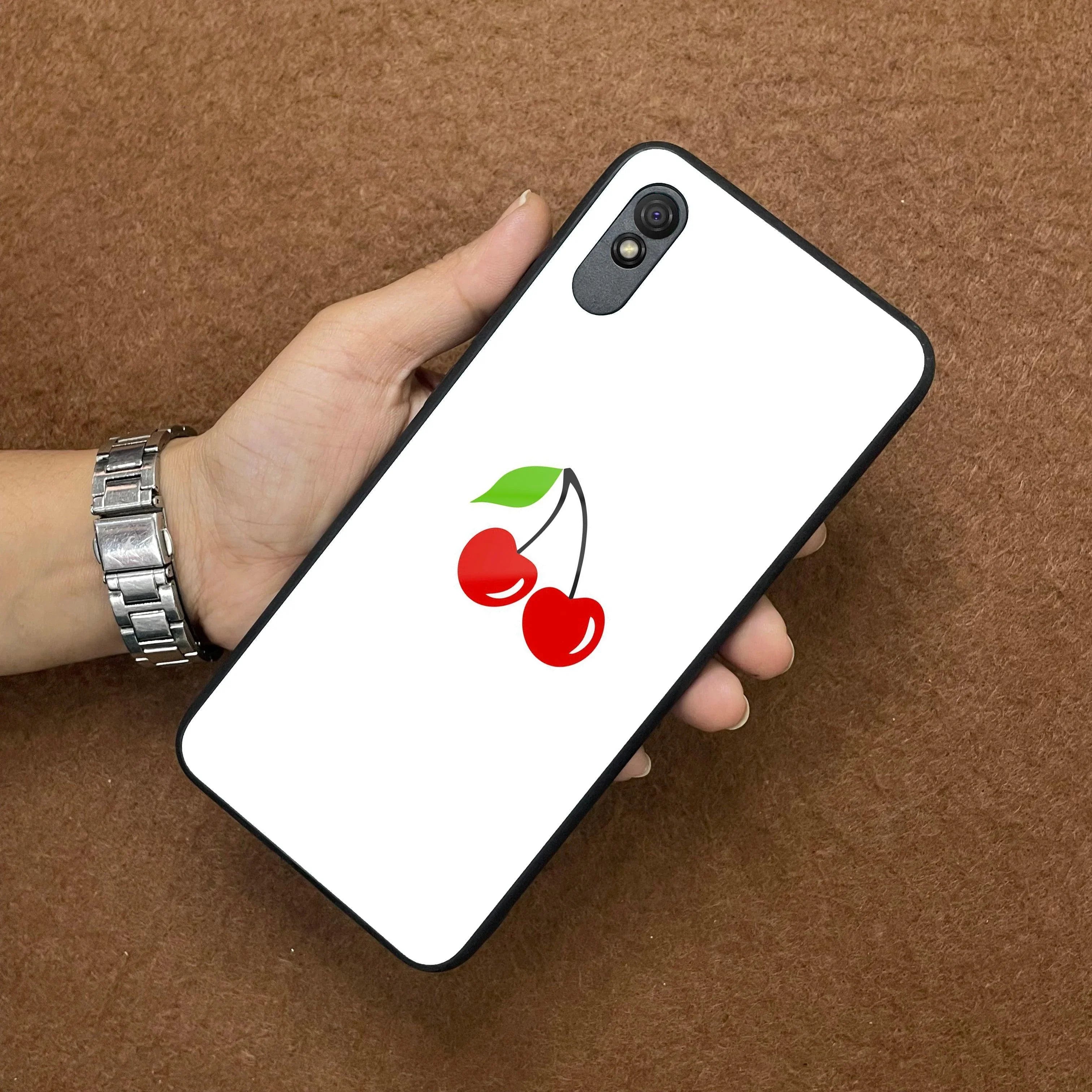 Cherry Glass Case Cover For Redmi/Xiaomi - ShopOnCliQ