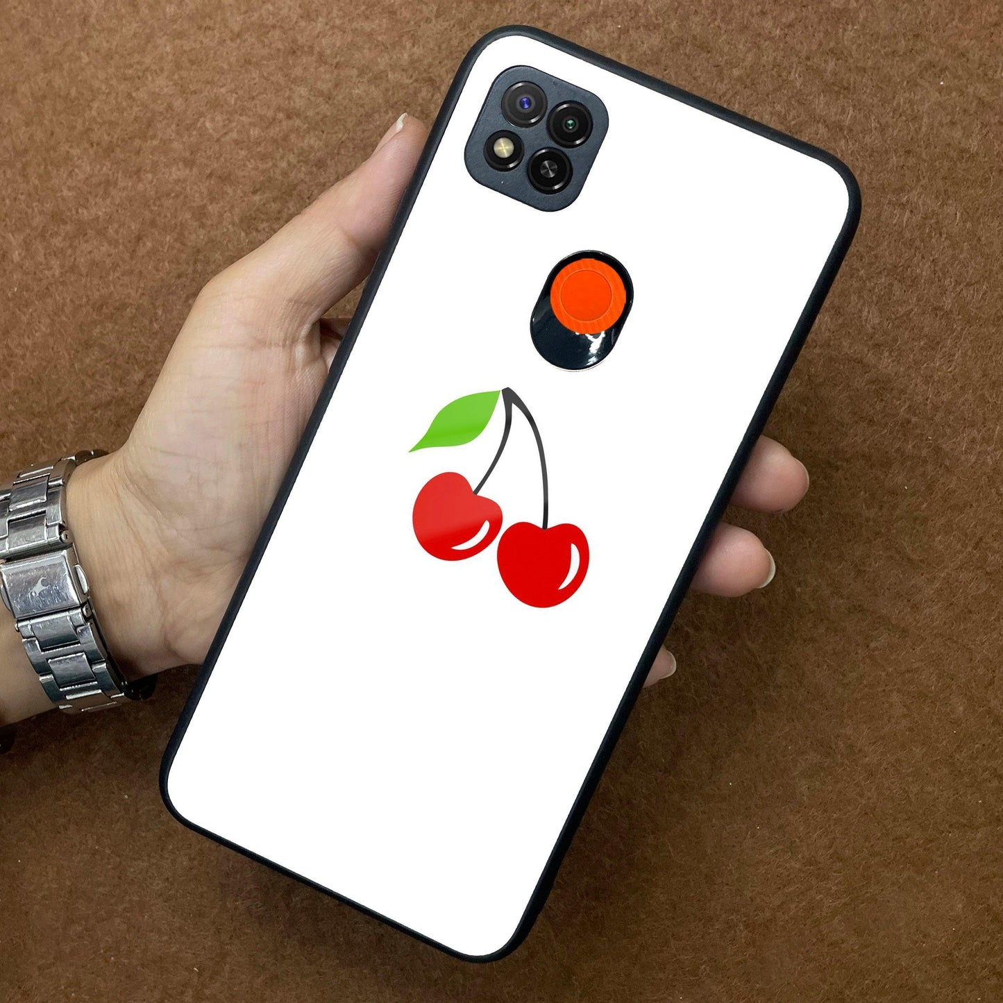 Cherry Glass Case Cover For Redmi/Xiaomi