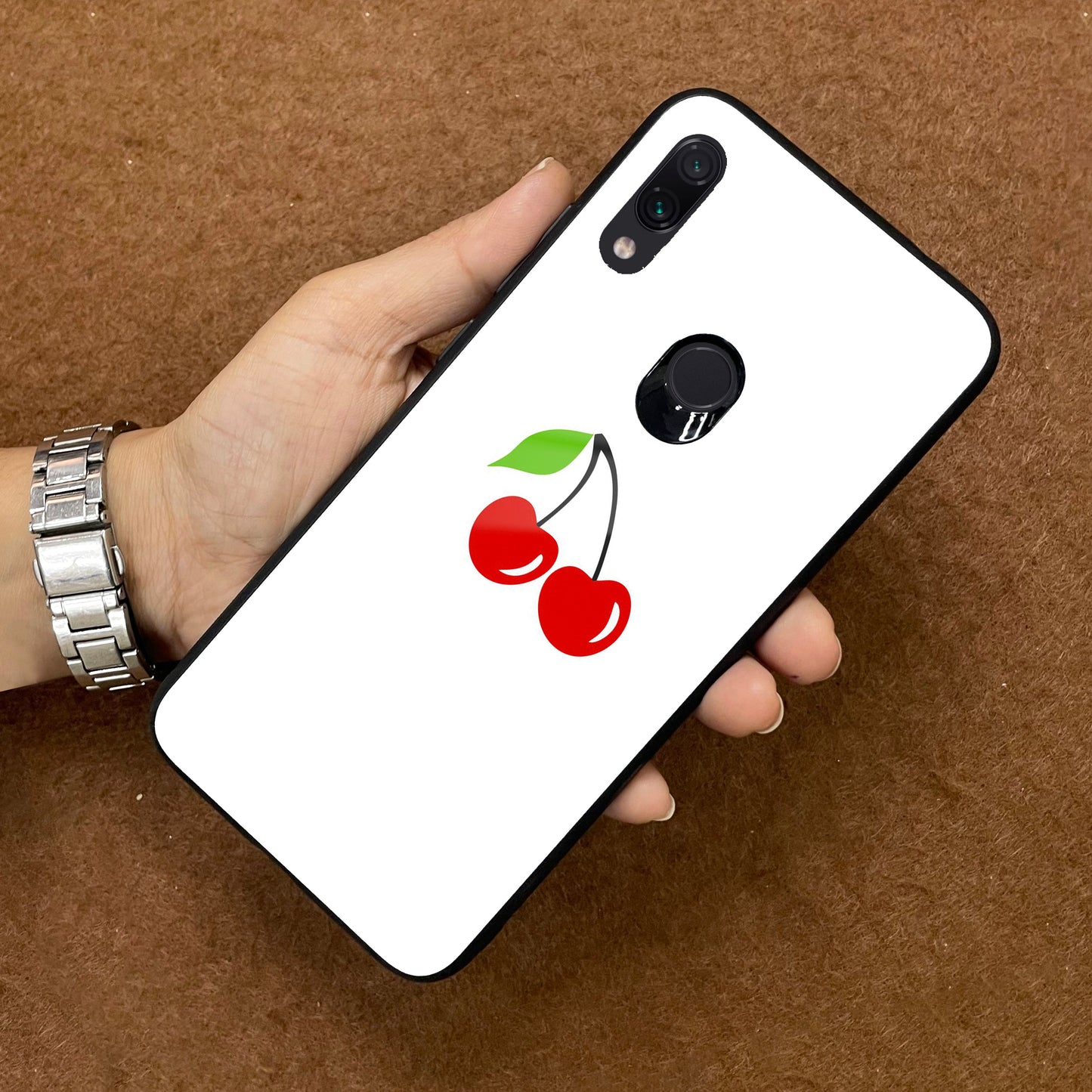 Cherry Glass Case Cover For Redmi/Xiaomi ShopOnCliQ