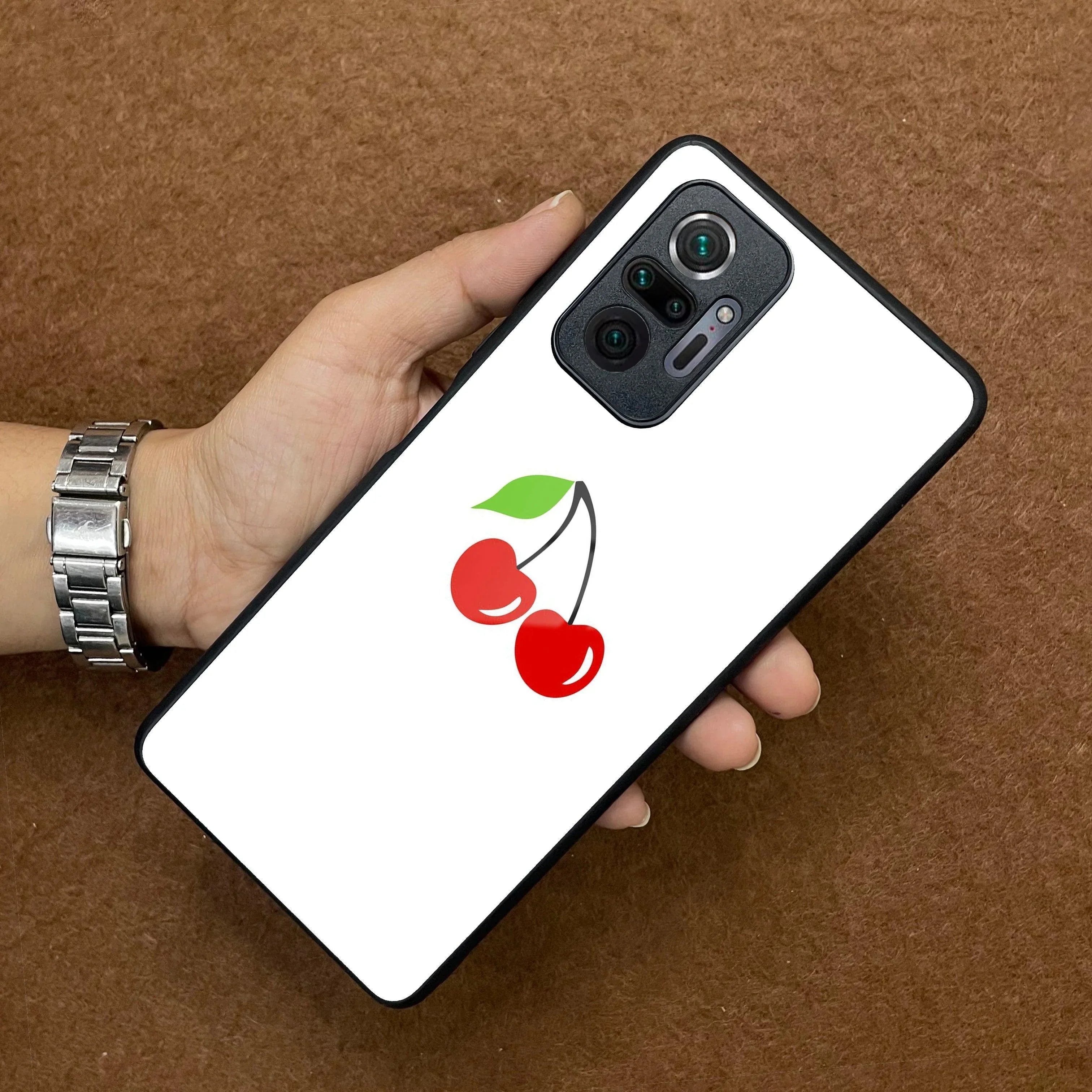 Cherry Glass Case Cover For Redmi/Xiaomi - ShopOnCliQ