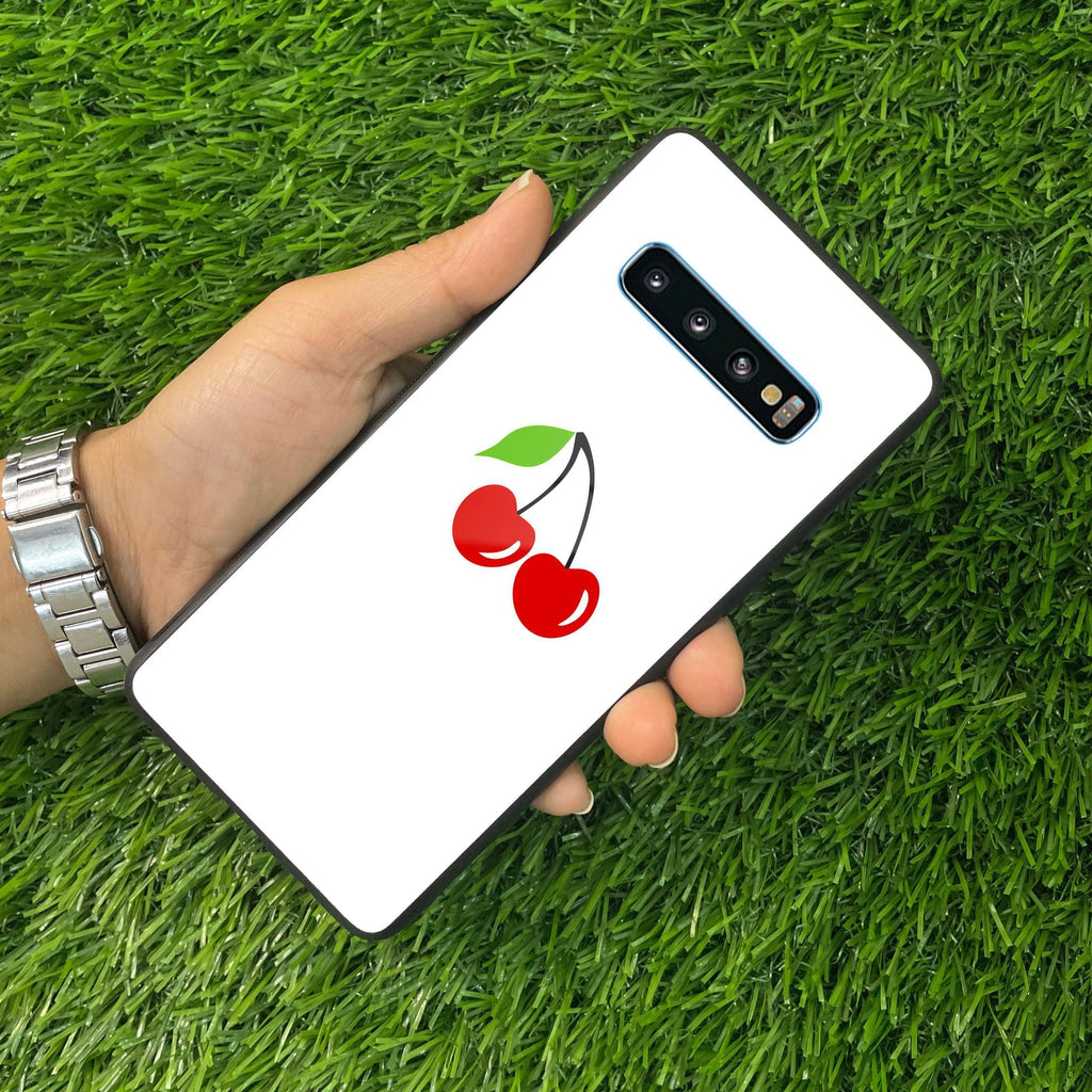 Cherry Glass Case Cover For Samsung - ShopOnCliQ
