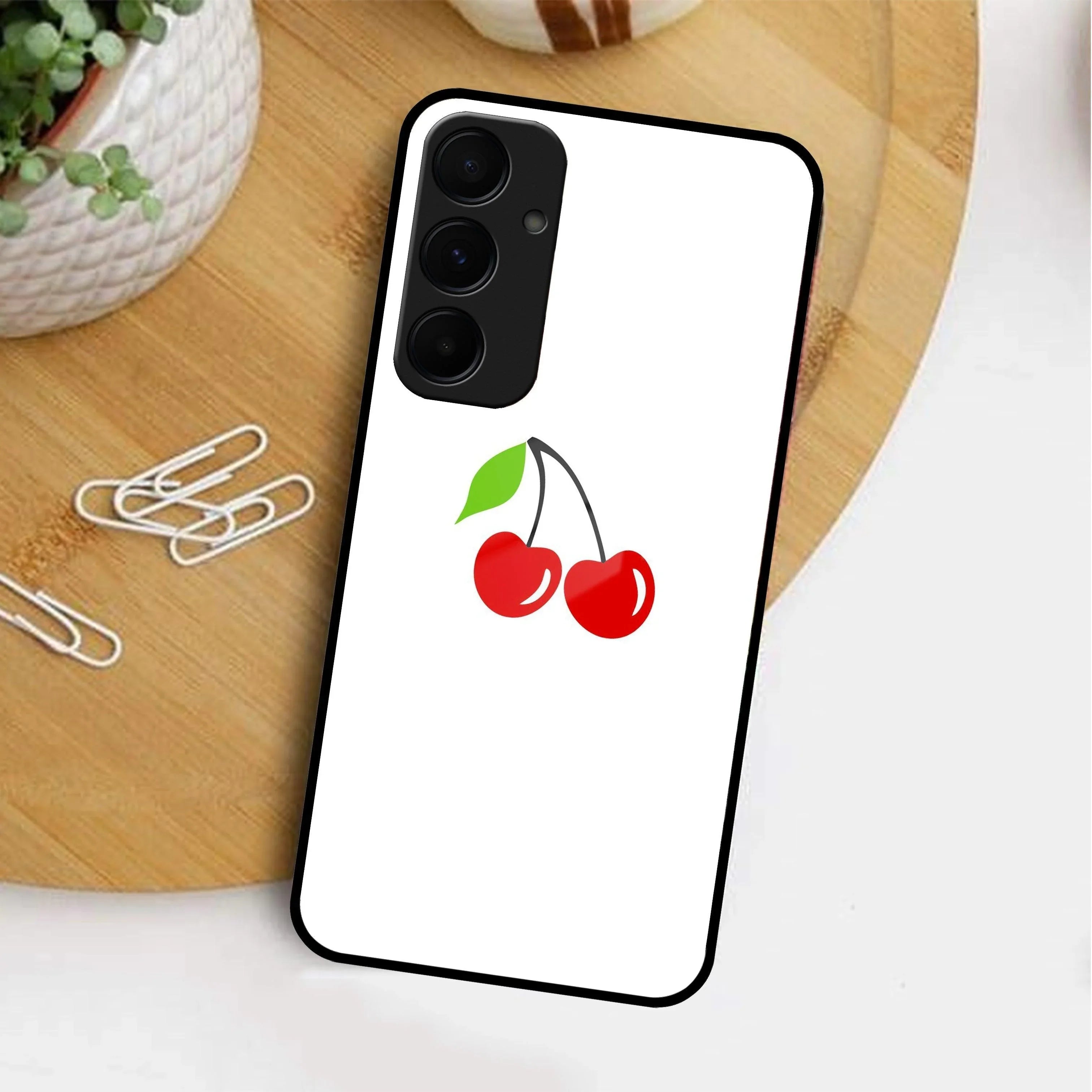 Cherry Glass Case Cover For Samsung - ShopOnCliQ