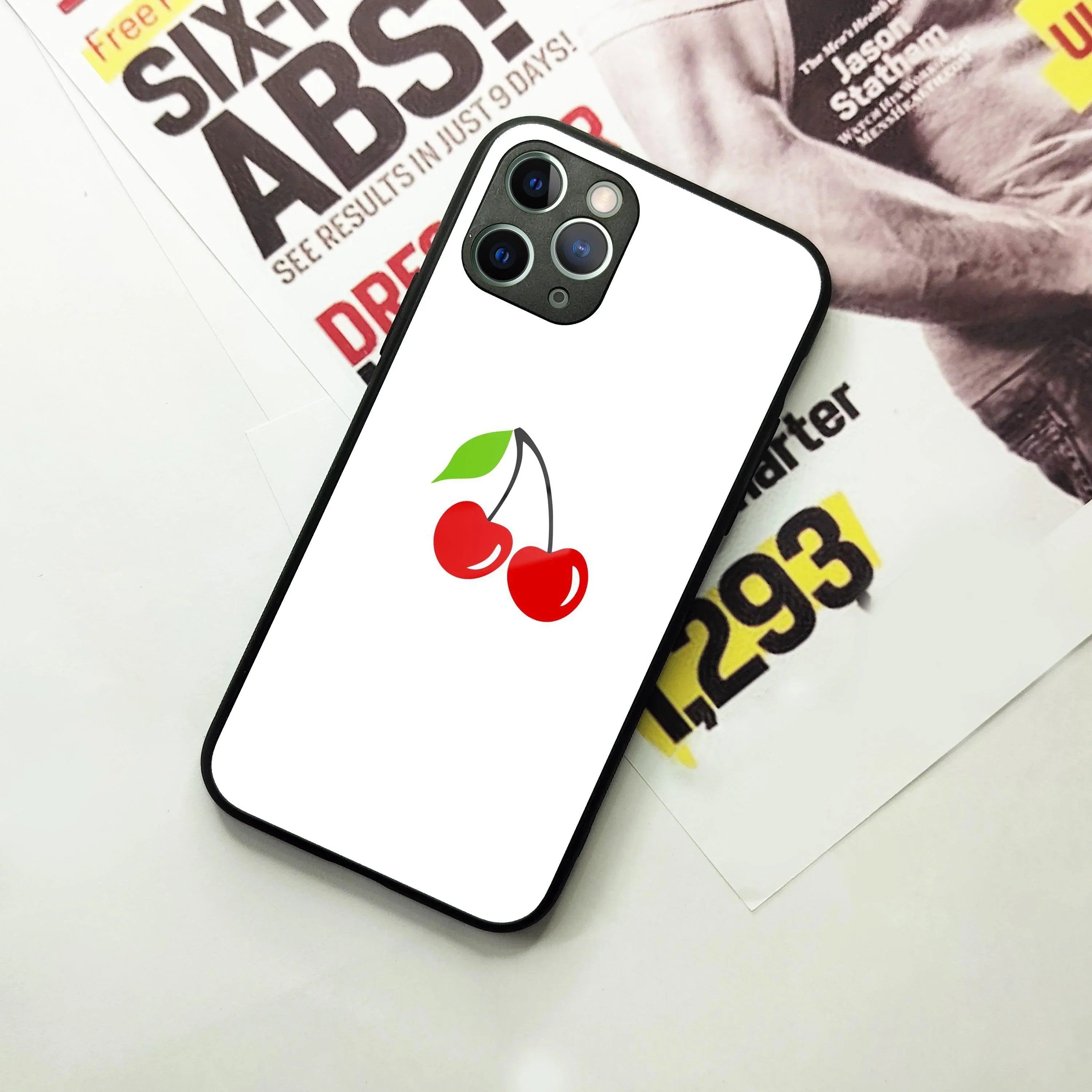 Cherry Glass Case Cover For iPhone - ShopOnCliQ