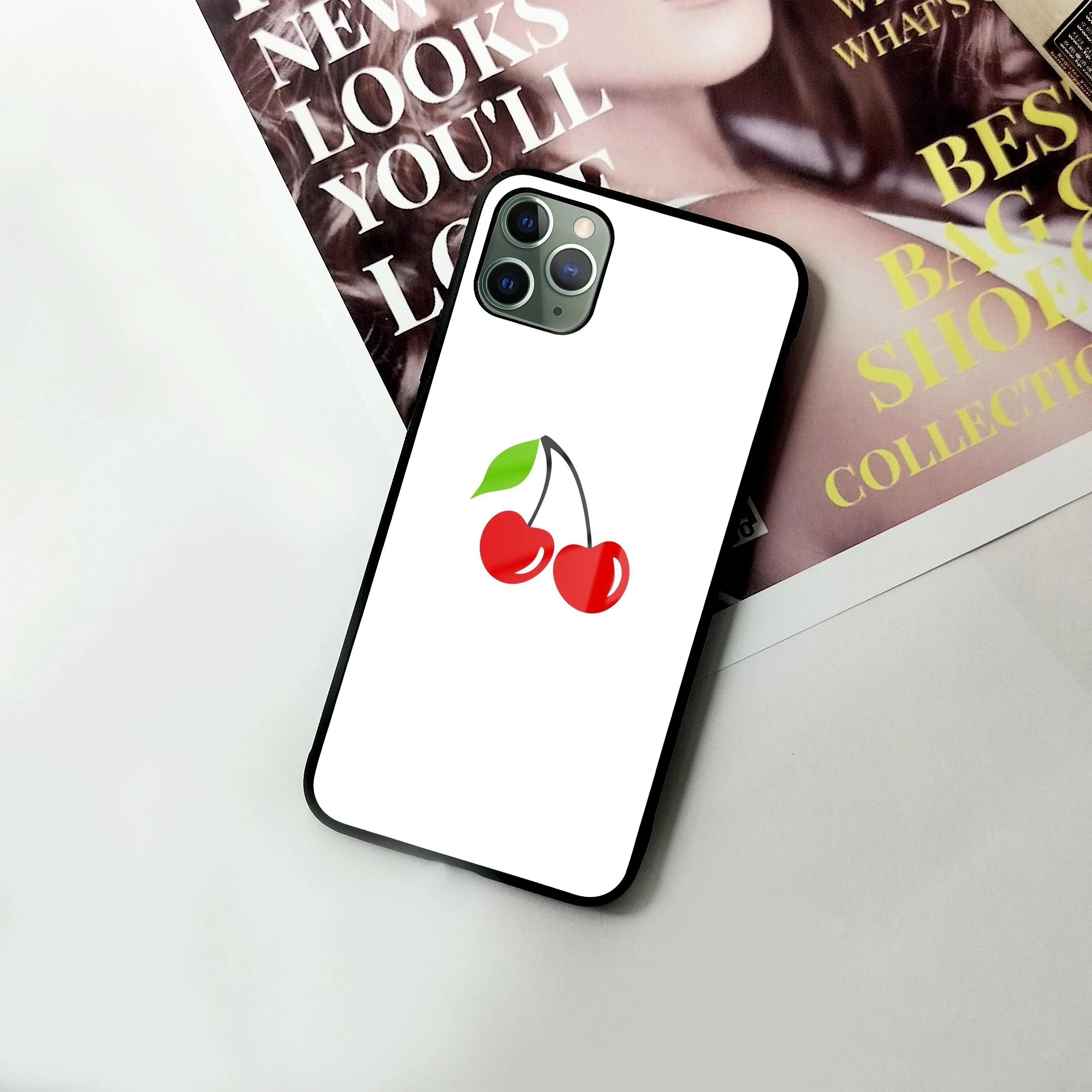 Cherry Glass Case Cover For iPhone - ShopOnCliQ